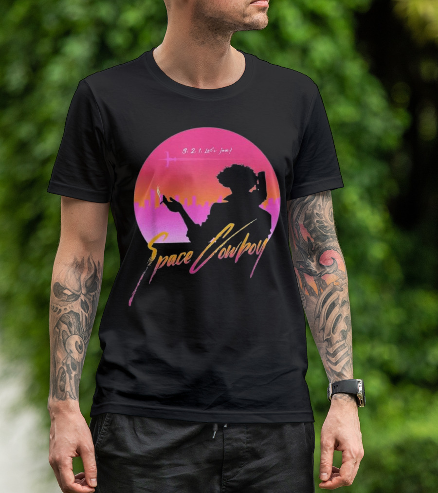 Space Cowboy 3 2 1 Let's Jam Cosplay T-Shirt