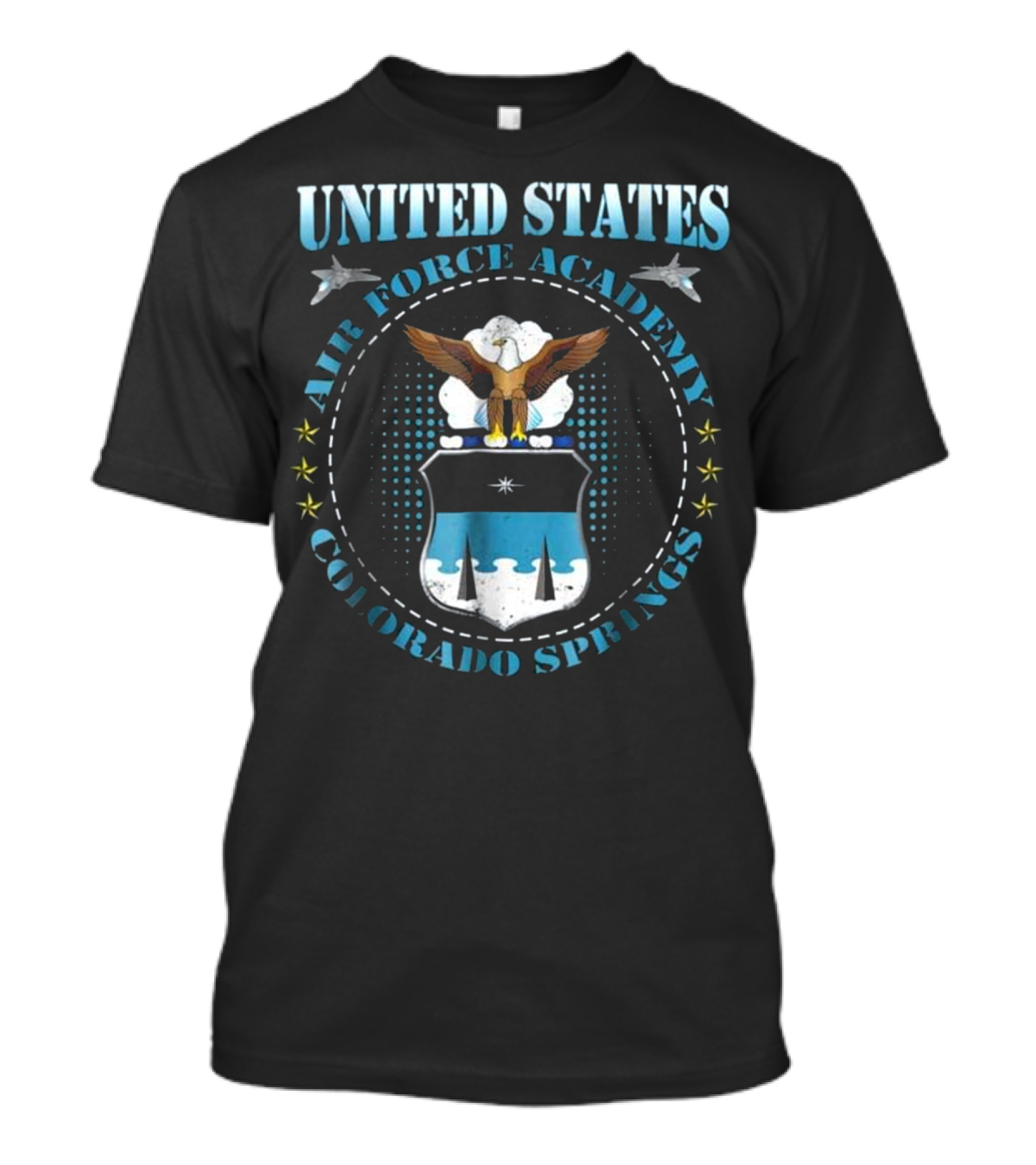 United States Air Force Academy Colorado Springs Eagle Crest T-Shirt