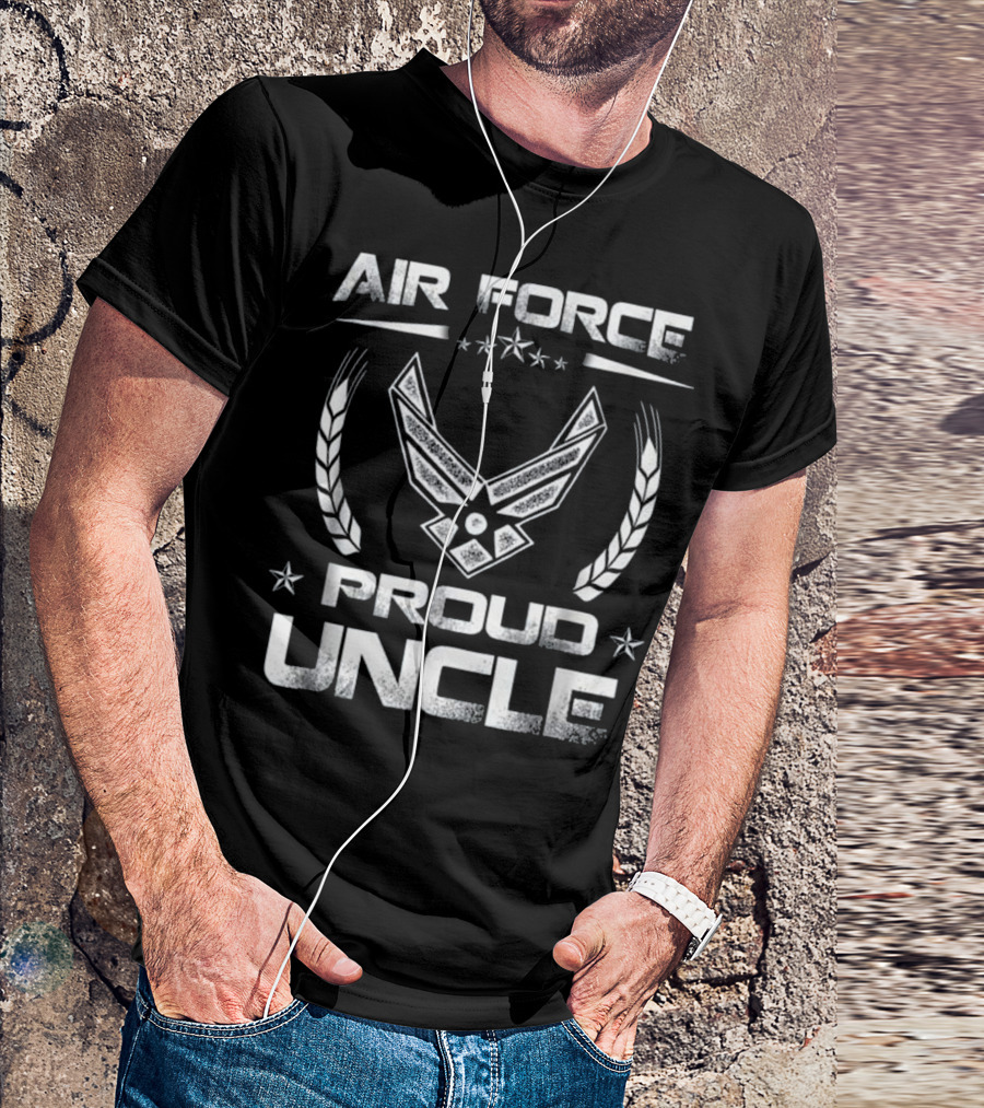 Air Force Proud Uncle U.S. Air Family Honor T-Shirt