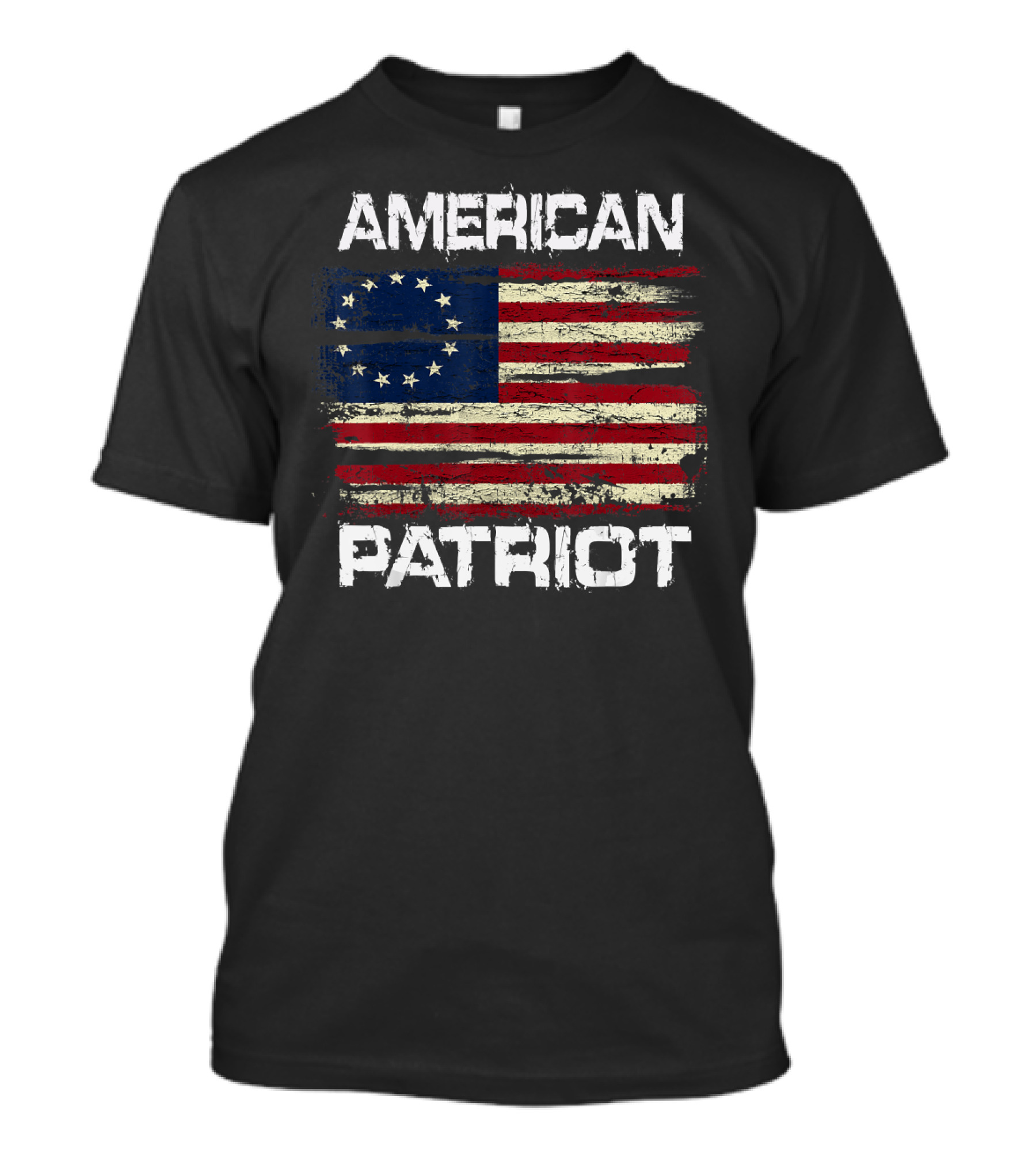 Betsy Ross American Flag 13 Star Colonies American Patriot T-Shirt