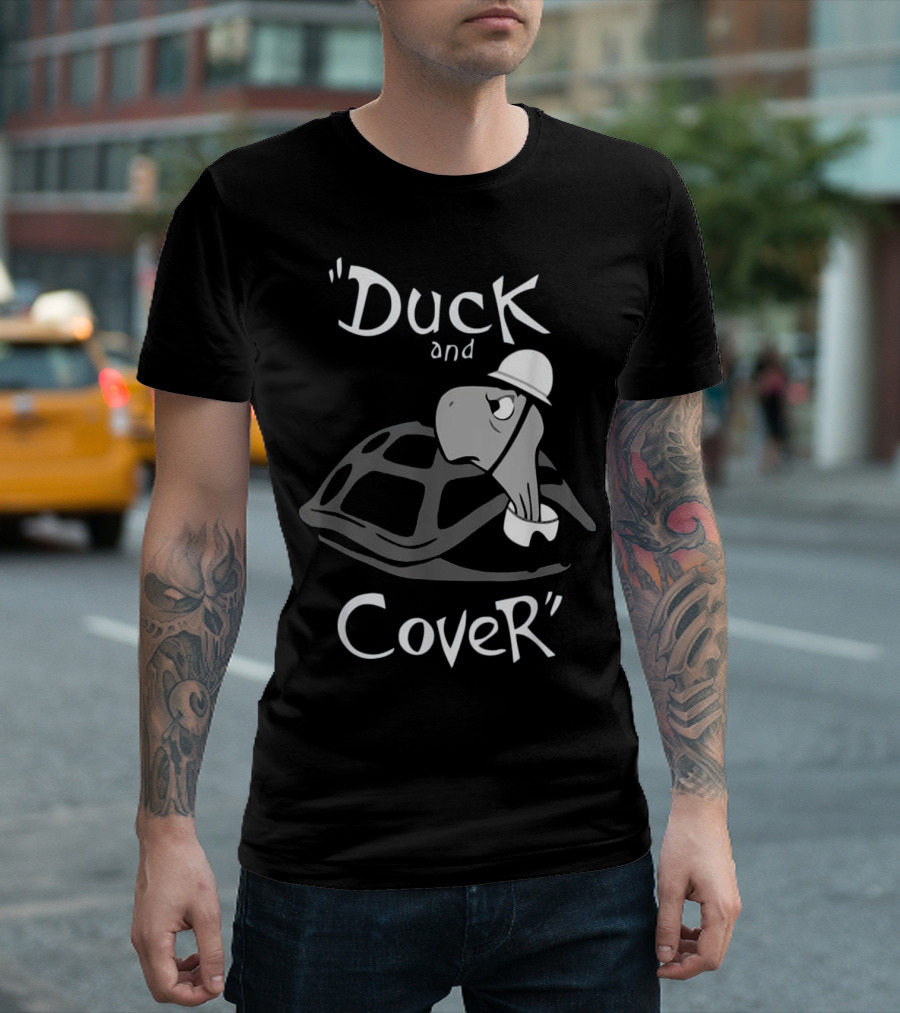 Duck And Cover Bert The Turtle T-Shirt