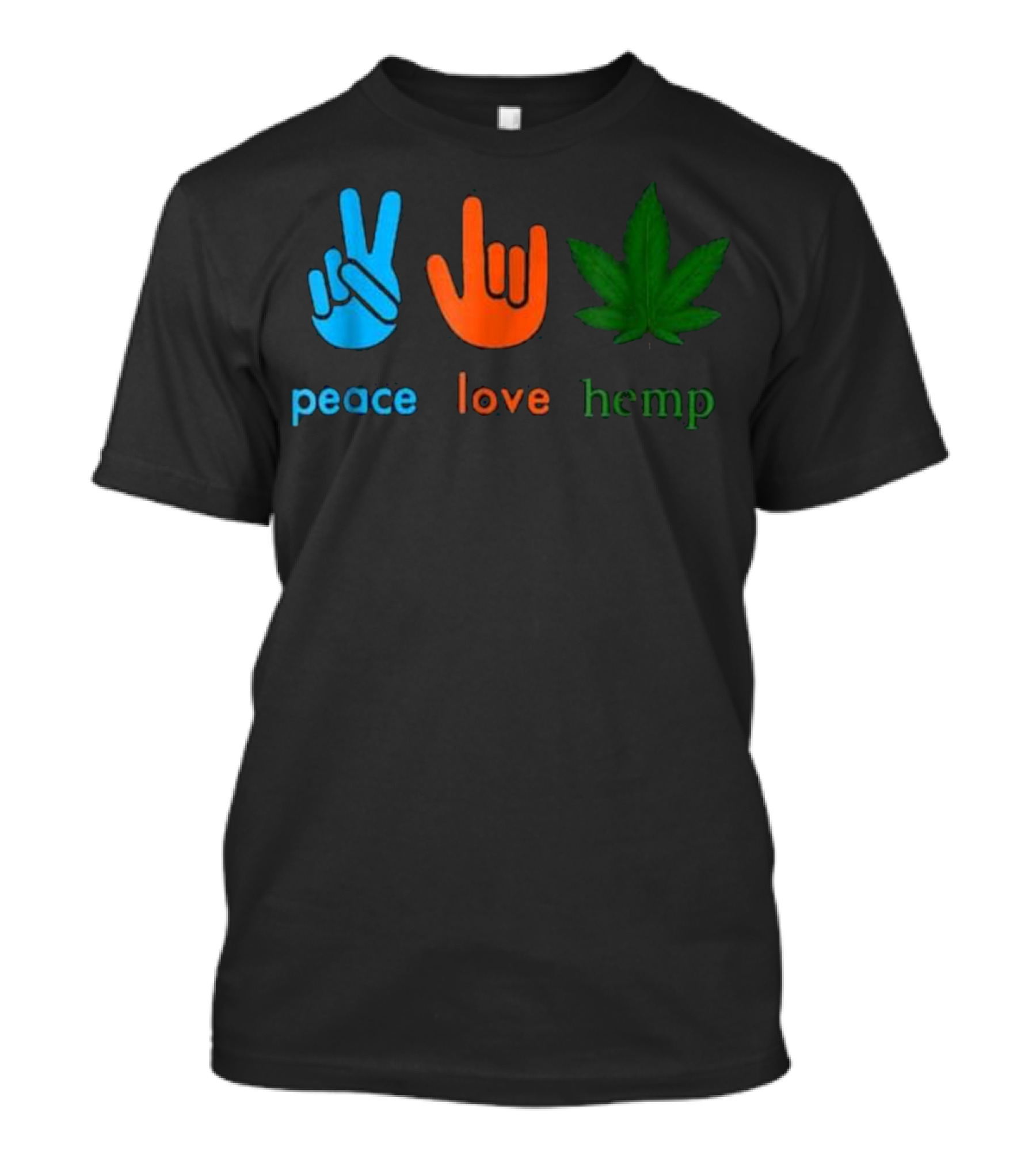 Peace Love Hemp CBD Oil For Healing T-Shirt