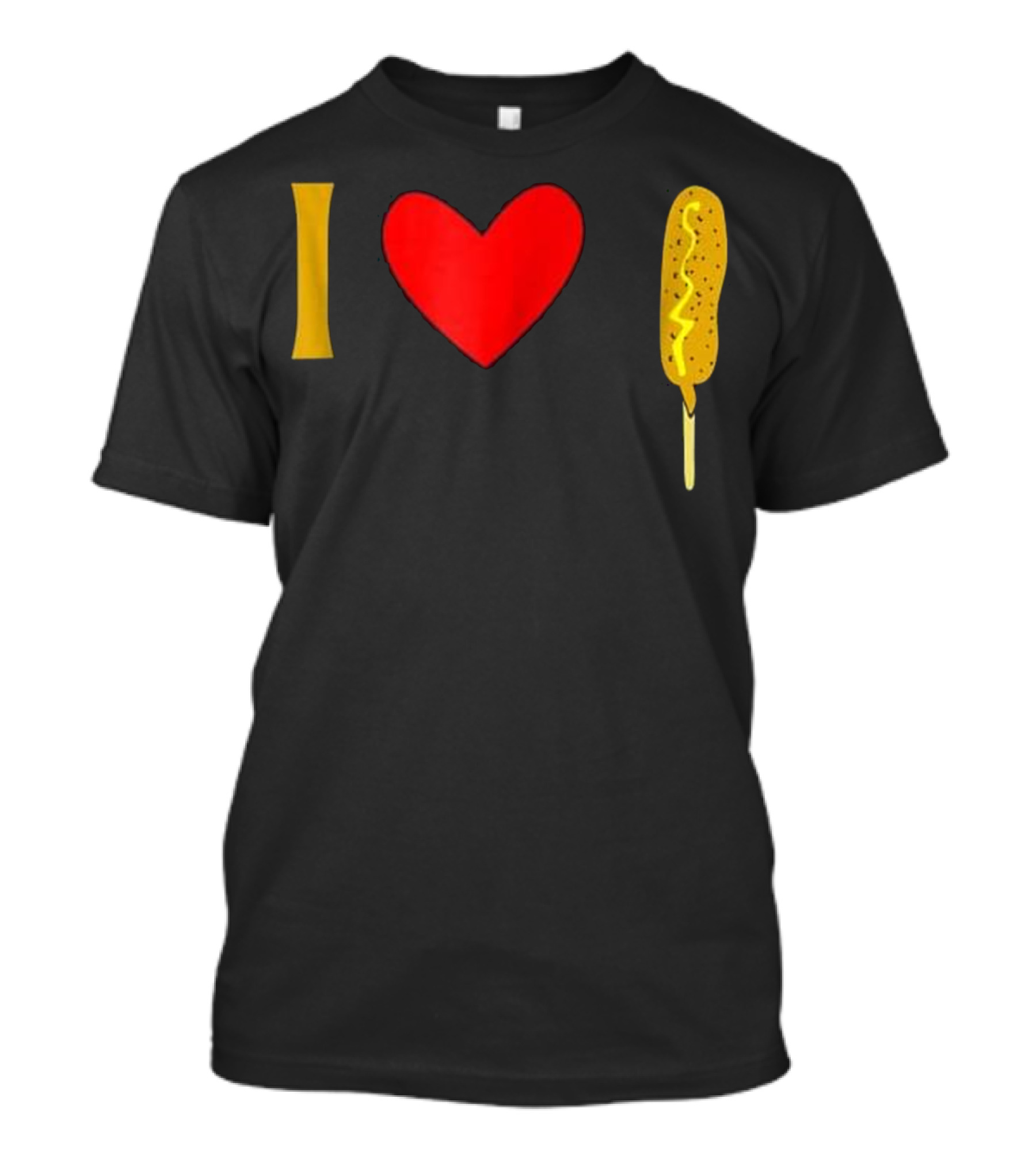I Love Corn Dogs Carnival Food Fun T-Shirt