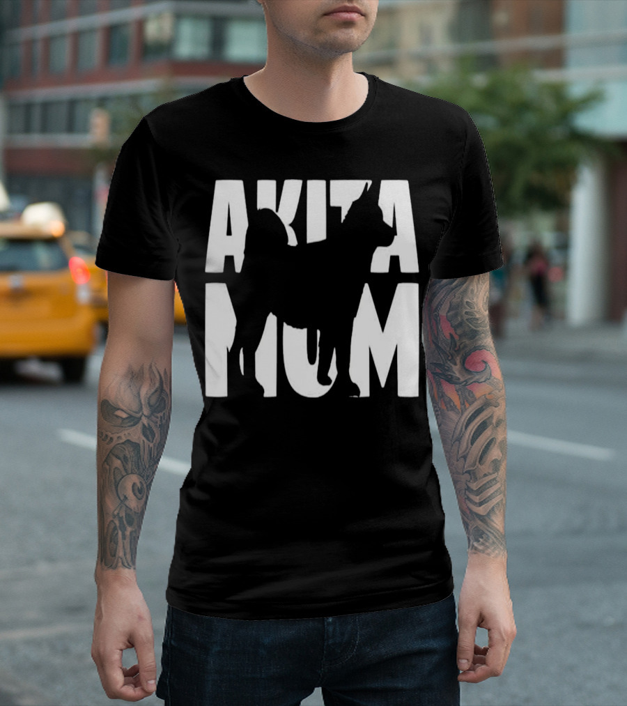 AKITA MOM Dog Mother Akita T-Shirt
