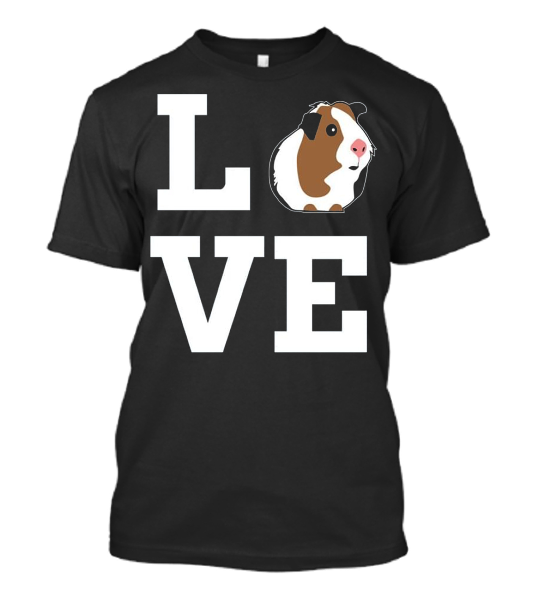 I Love Guinea Pigs LOVE Guinea Pig Fun T-Shirt