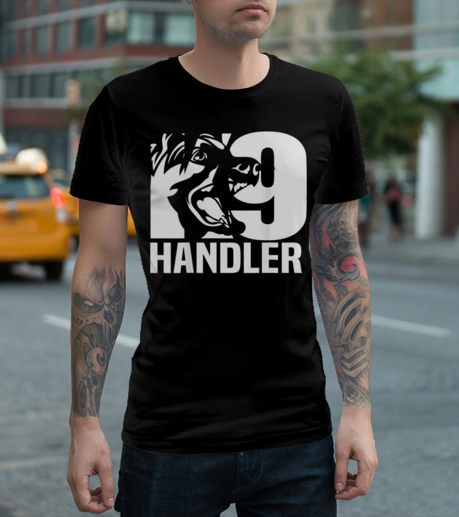 K 9 Handler Police Sheriff Cops Law Enforcement Canine Unit Hero T-Shirt