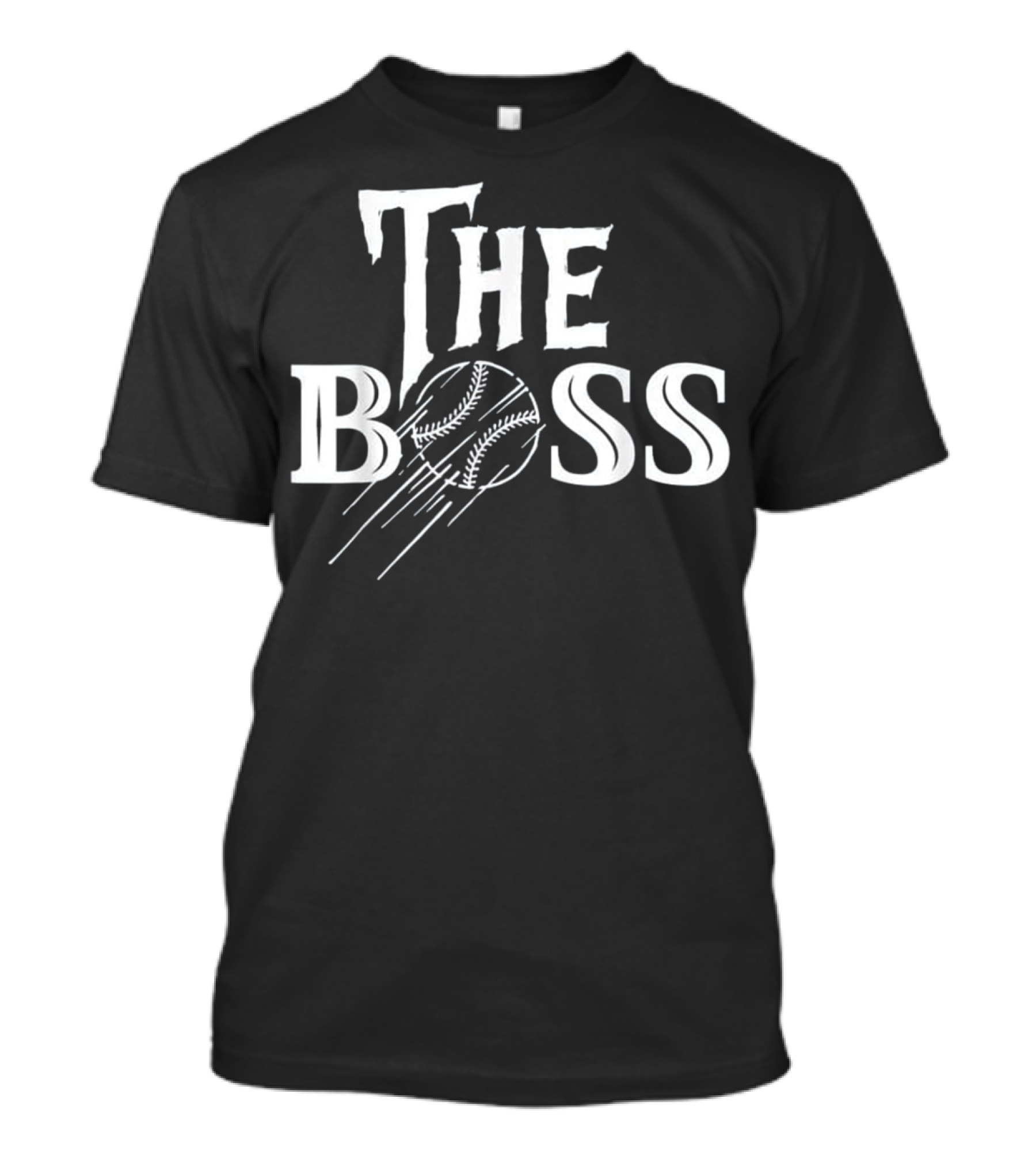 Men's And Women's The Boss Baseball Themed T-Shirt