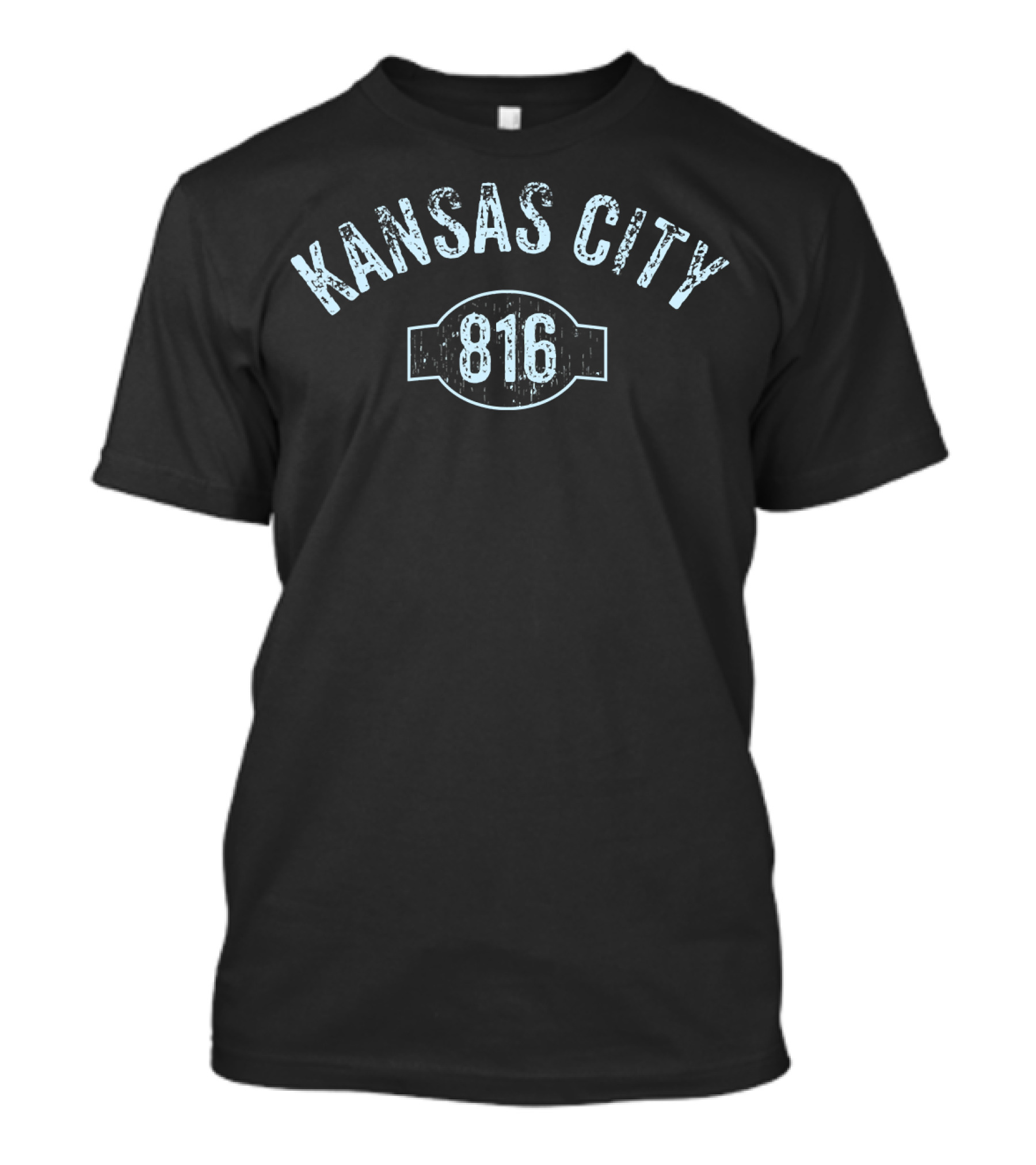 Kansas City 816 Area Code Kansas City Vintage Number T-Shirt