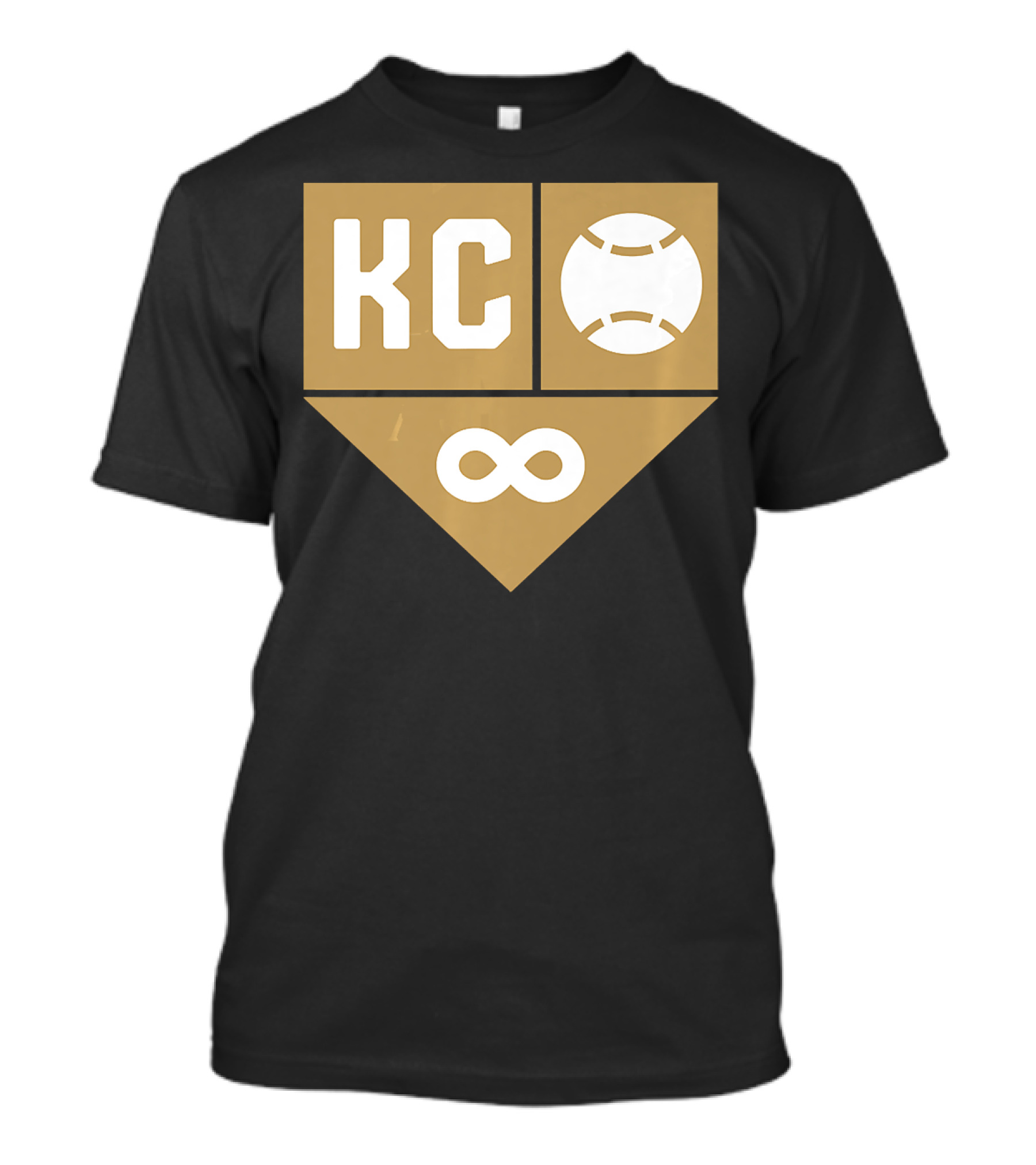 Kansas City Baseball Forever KC Missouri State Infinity T-Shirt