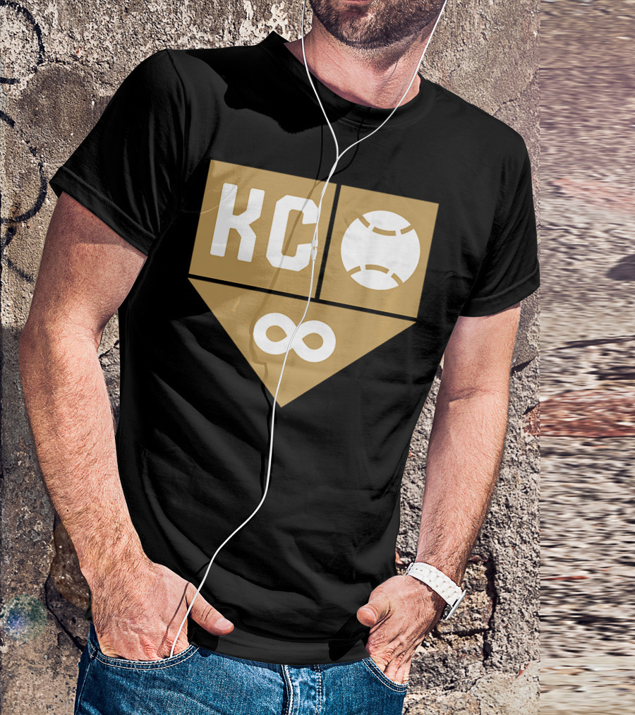 Kansas City Baseball Forever KC Missouri State Infinity T-Shirt