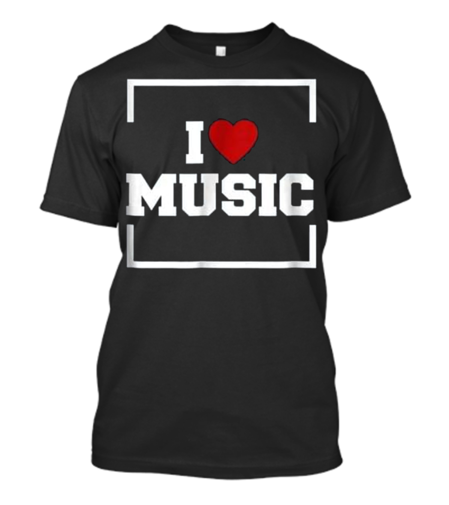 I Love Music Cool Musician T-Shirt