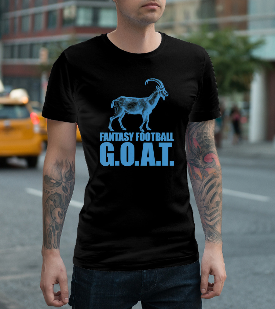 Fantasy Football G.O.A.T. Draft Day Funny T-Shirt