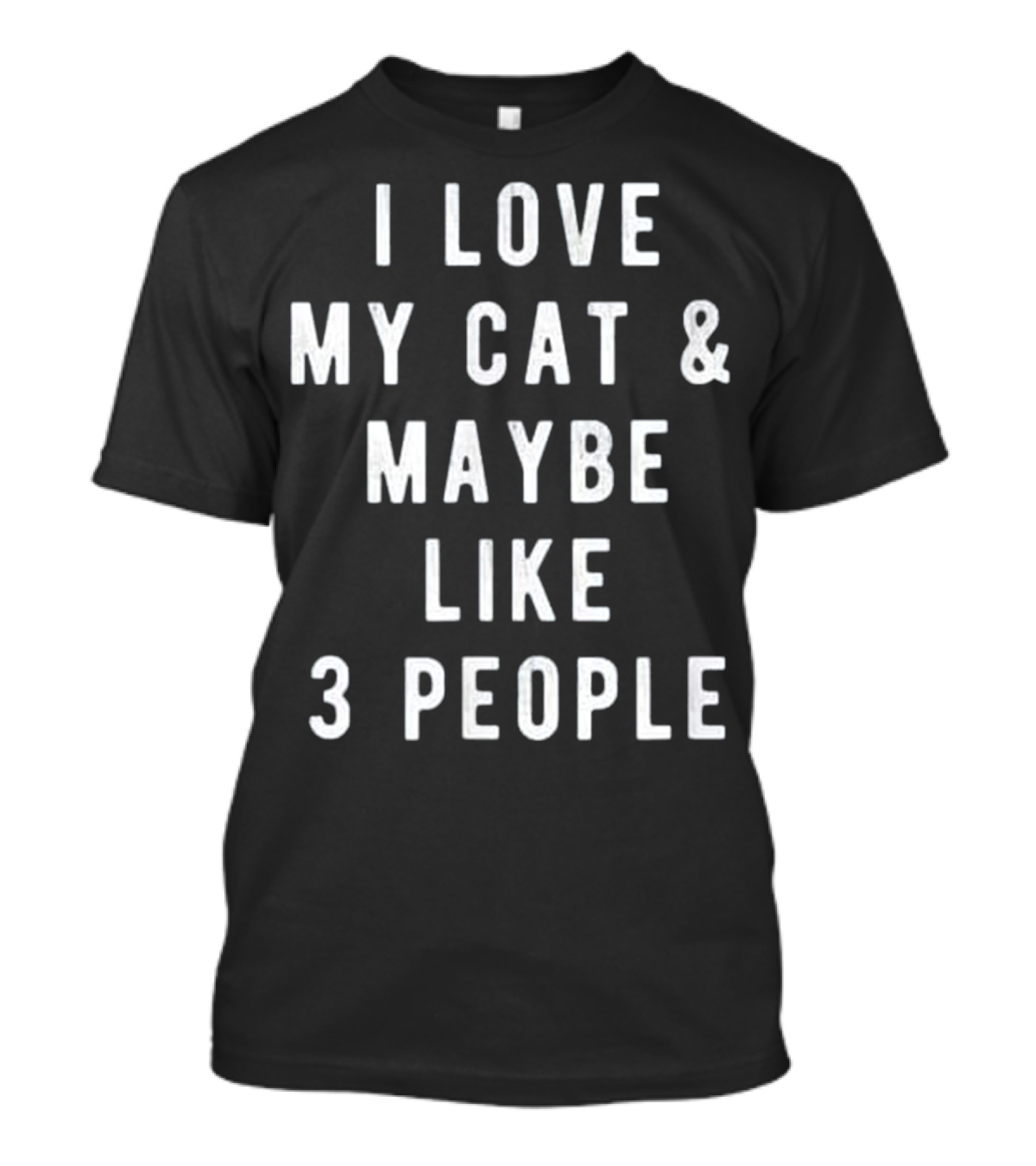 I Love My Cat And Maybe Like 3 People T-Shirt