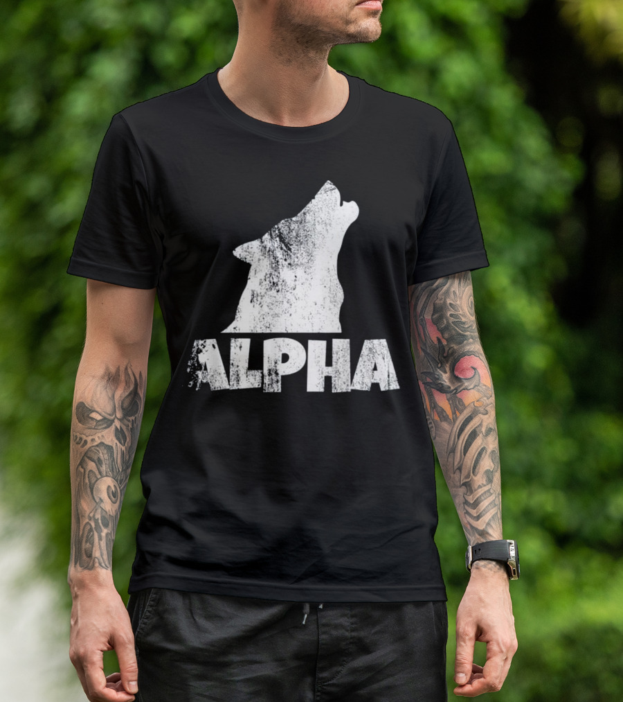 Alpha Lone Wolf Pack Member Wil Wolf T-Shirt