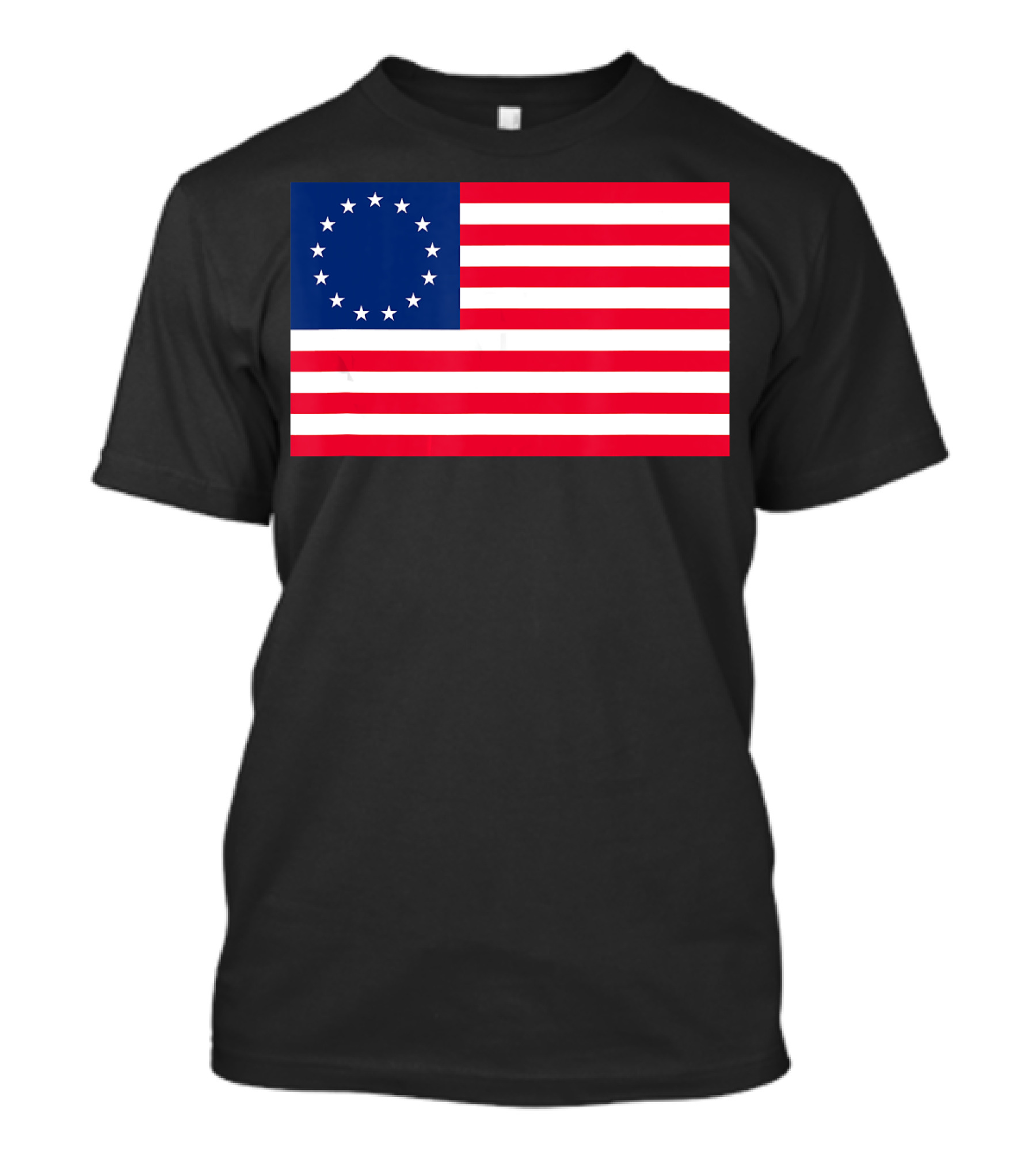 Revolutionary 13 Colonies Stars Betsy Ross Flag T-Shirt