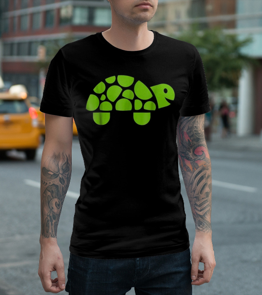 Green Turtle Mosaic T-Shirt