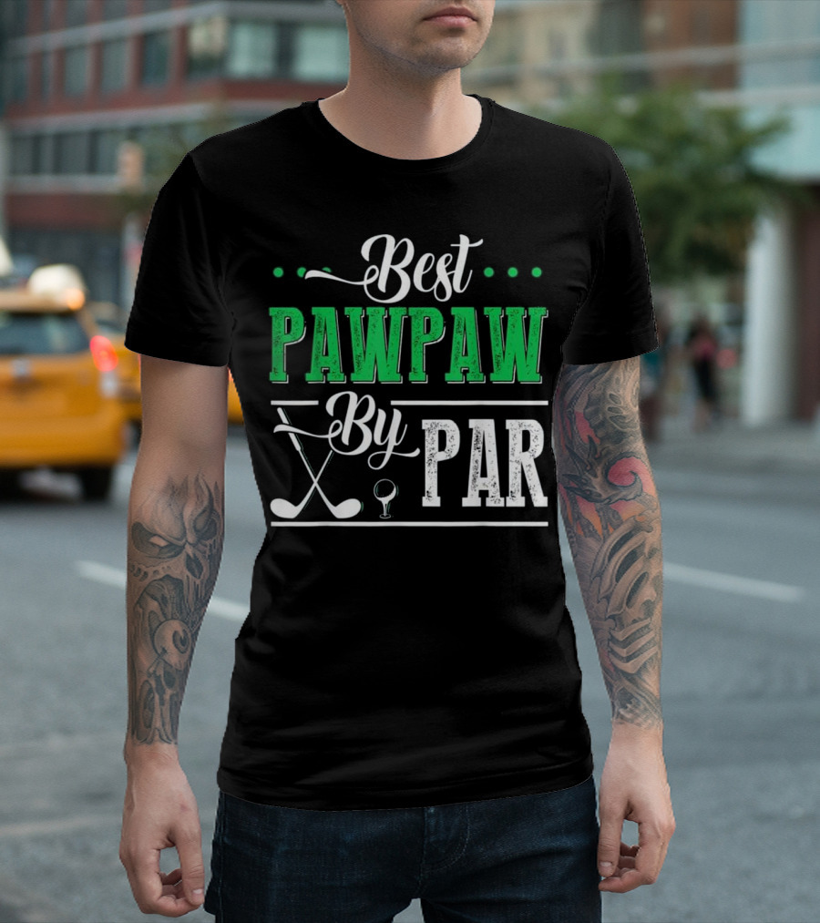 Best Pawpaw By Par Funny Golf Mens T-Shirt
