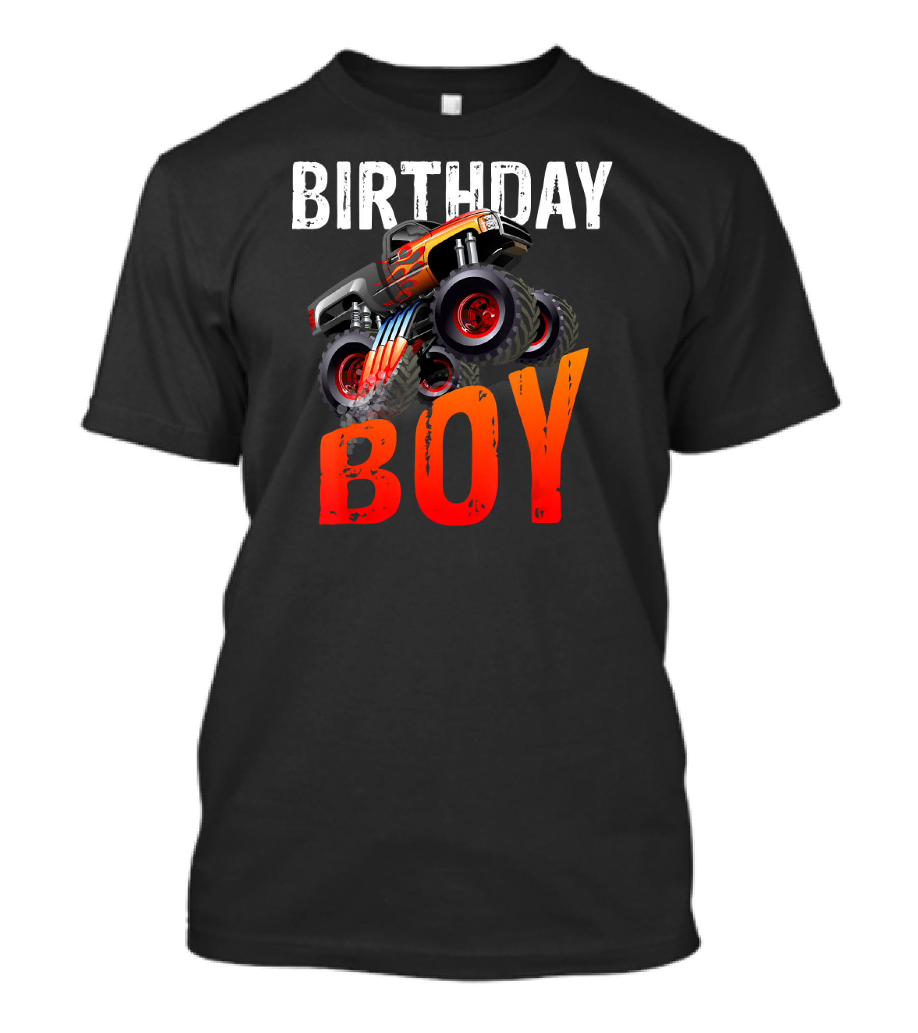 Birthday Boy Monster Truck Jam T-Shirt