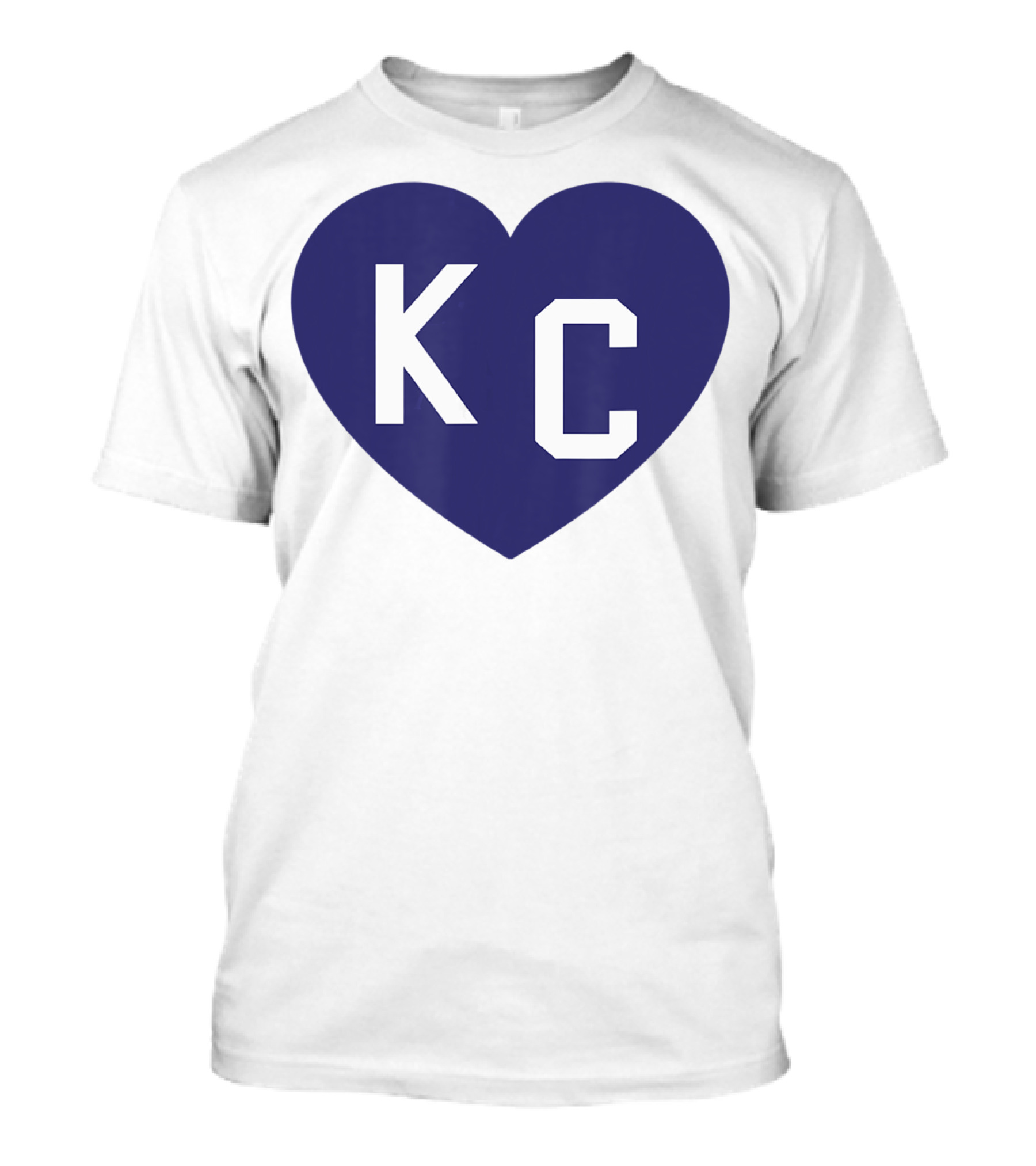 KC Heart Kansas City Love Sports Team Fans T-Shirt
