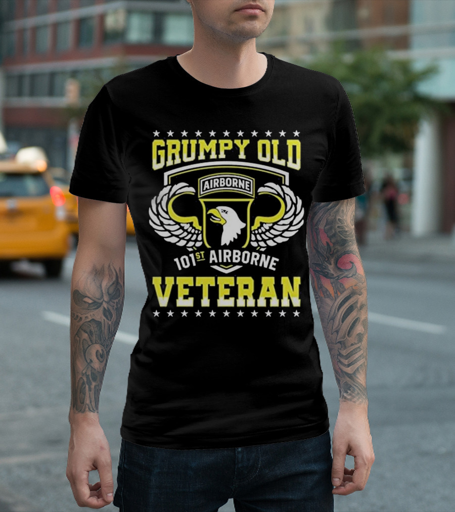Grumpy Old 101st Airborne Veteran T-Shirt