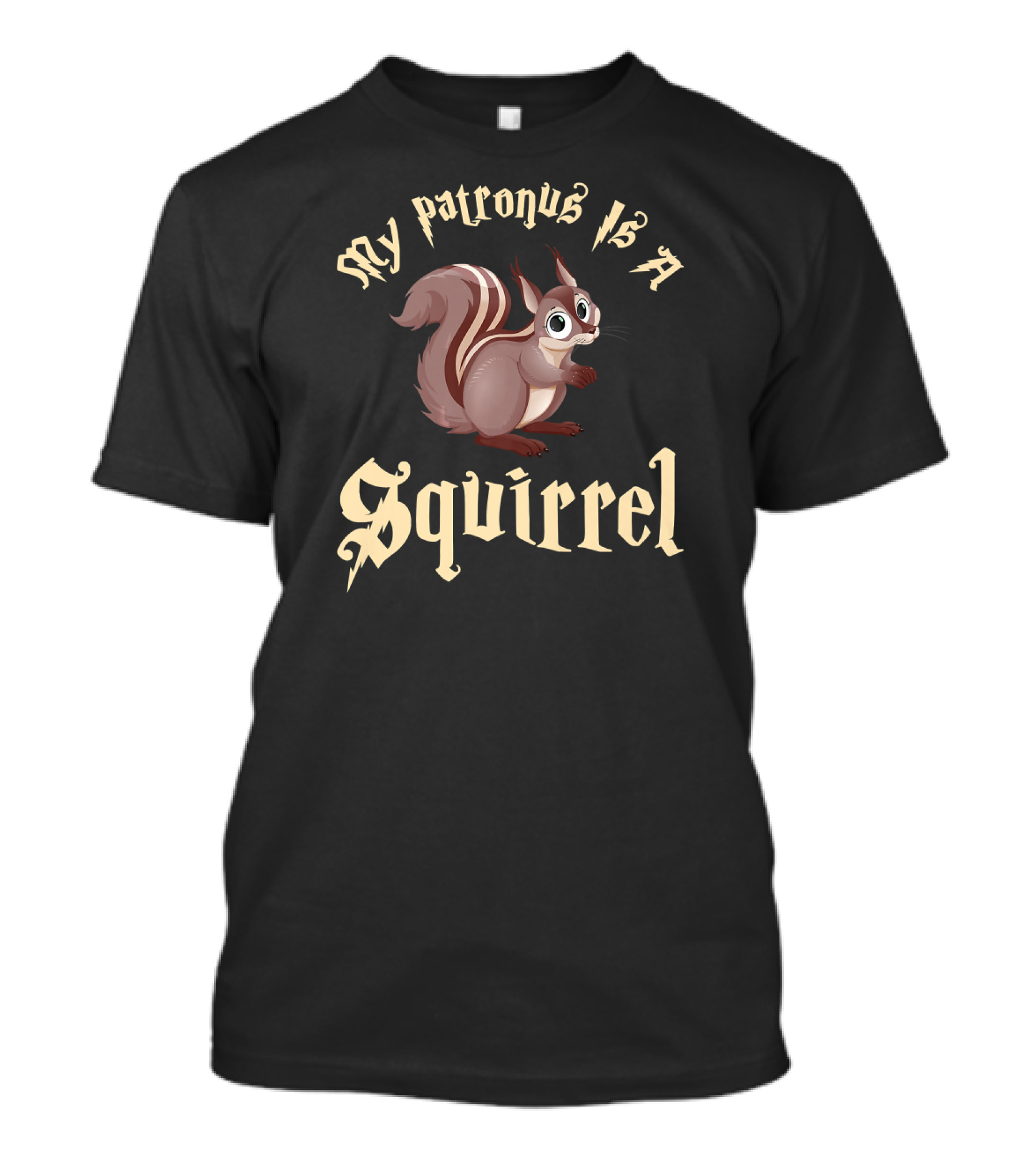 My Patronus Is A Squirrel Retro Magic T-Shirt