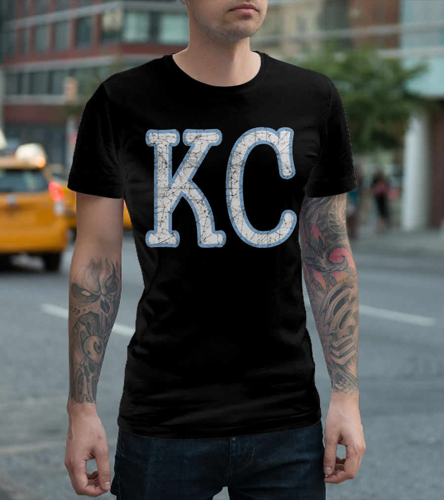KC Royal Blue Vintage Crown Kansas City T-Shirt