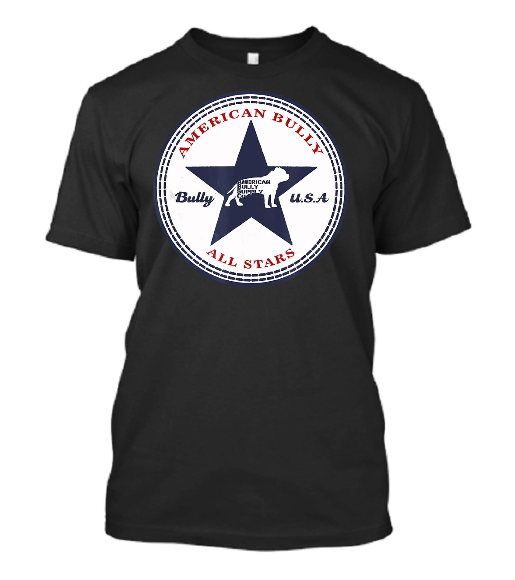 American Bully Supply Co All Stars Bully U.S.A Star T-Shirt