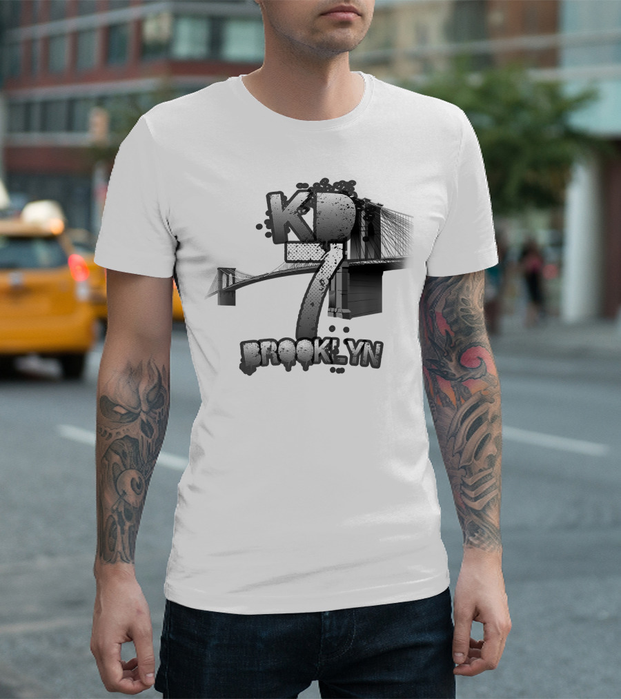 KD 7 Brooklyn Basketball Player Bridge T-Shirt