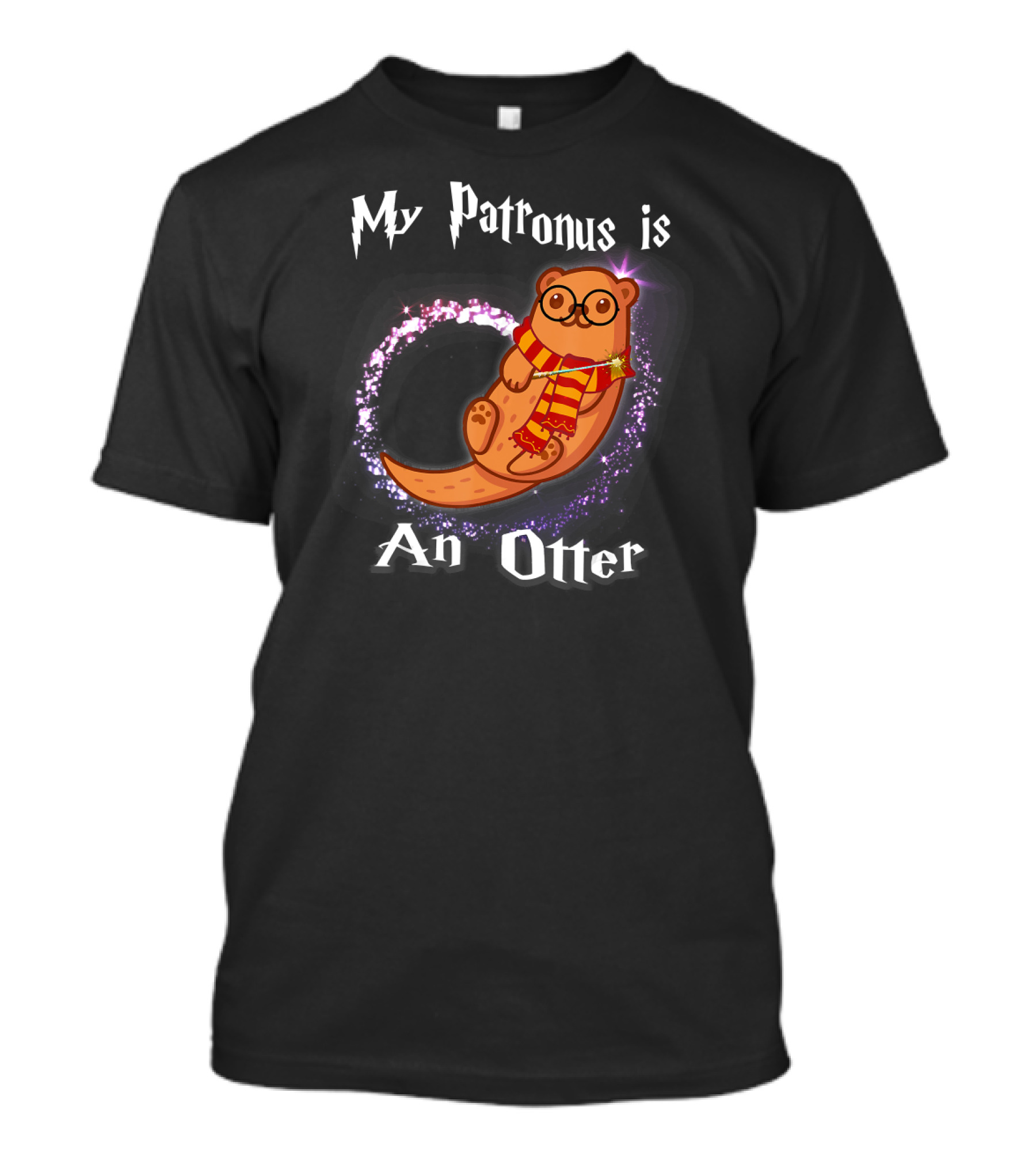 My Patronus Is An Otter With Glasses And Scarf T-Shirt