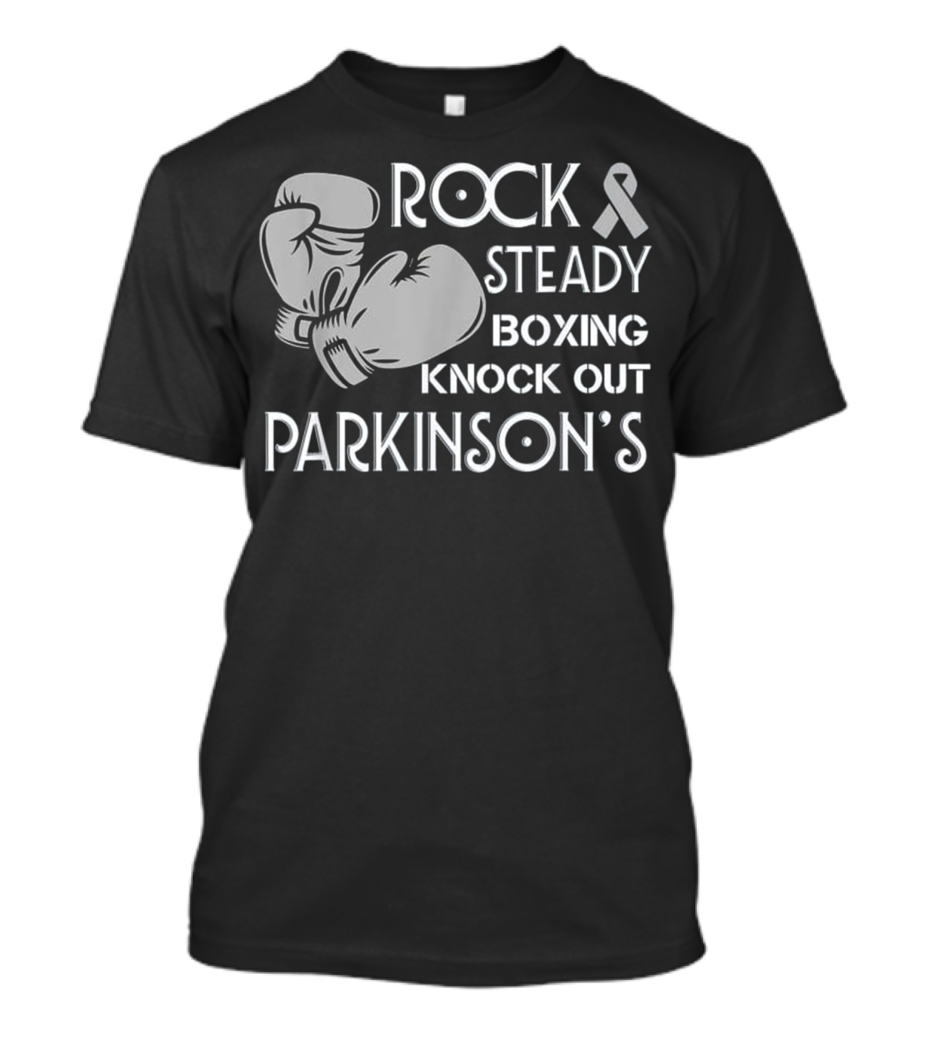 Rock Steady Boxing Knock Out Parkinson's Gloves T-Shirt