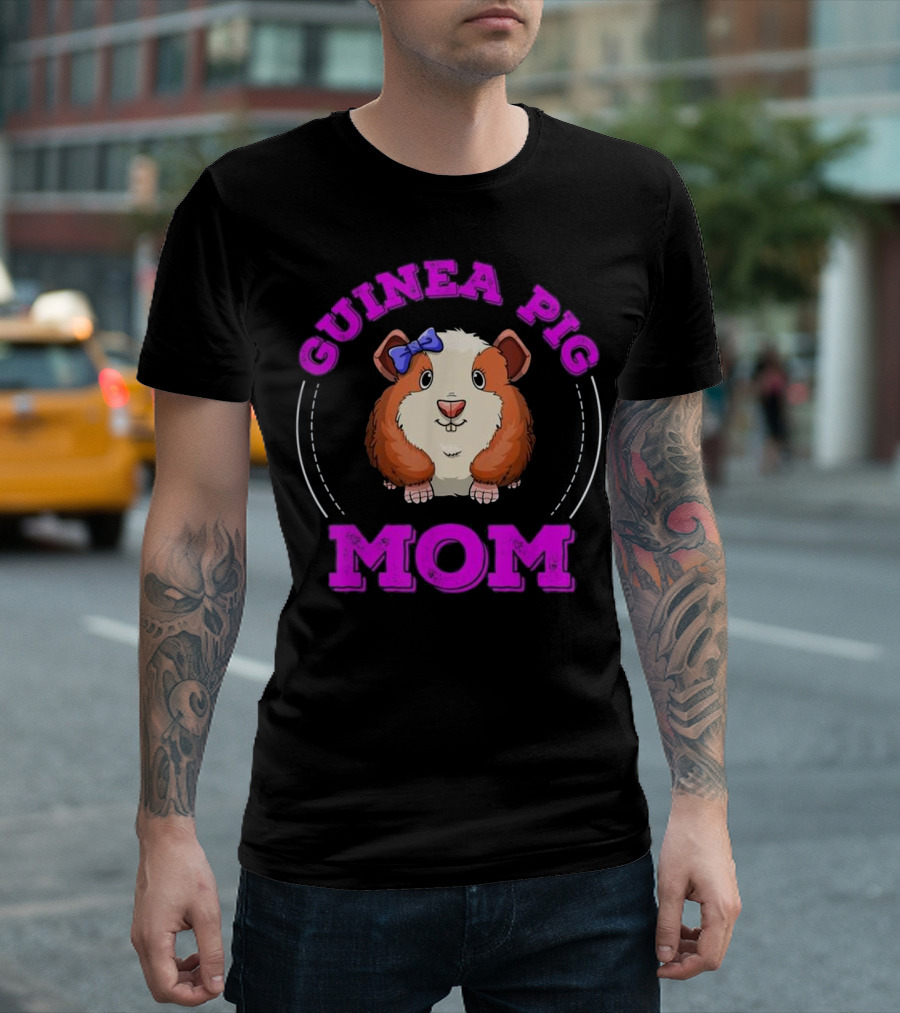 GUINEA PIG MOM Furry Pet T-Shirt