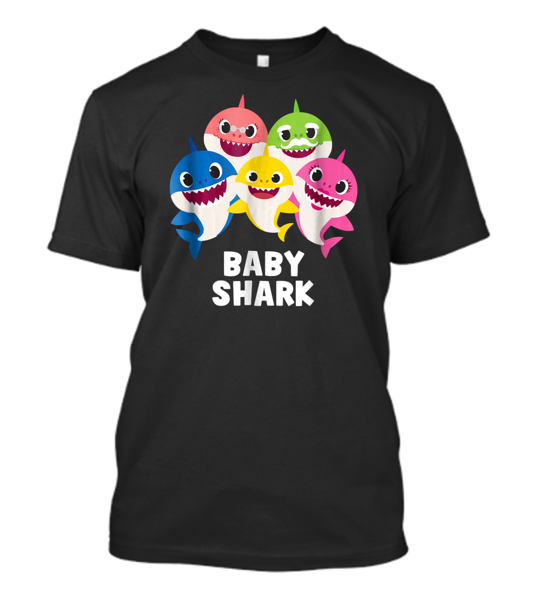 Baby Shark Family Pinkfong Characters T-Shirt