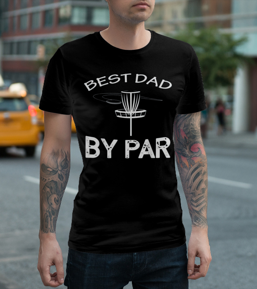 Best Dad By Par Disc Golf Men's T-Shirt