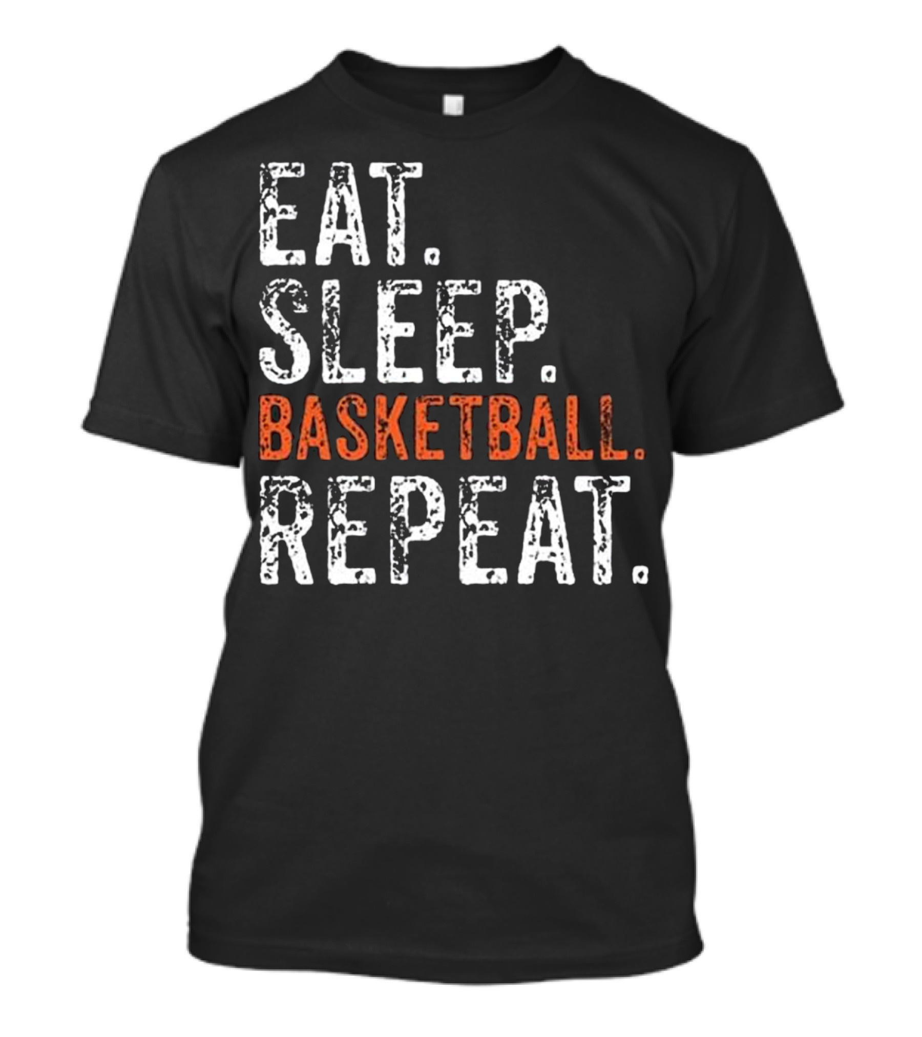 Eat Sleep Basketball Repeat Sport Game Player Routine T-Shirt