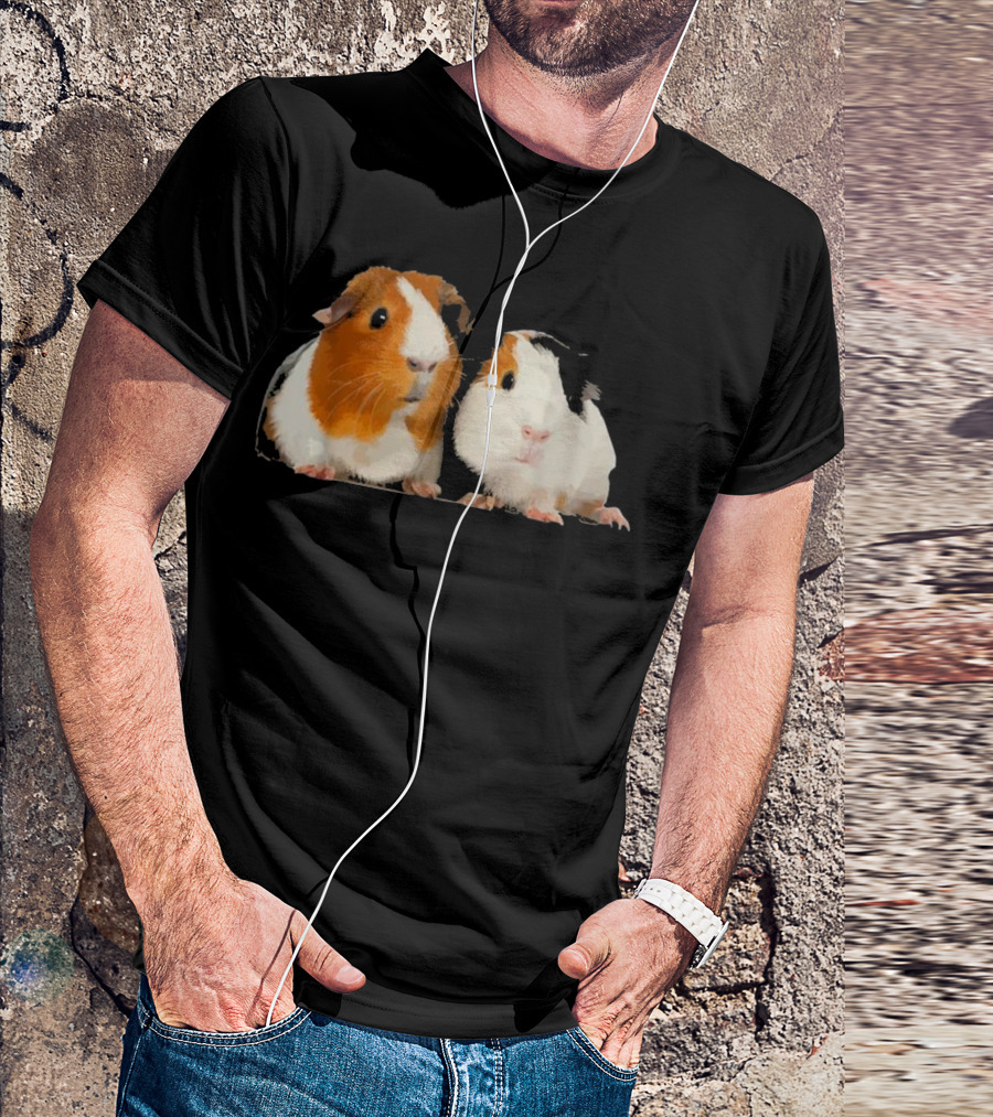 Guinea Pig Couple Guinea Pig Pair Duo T-Shirt
