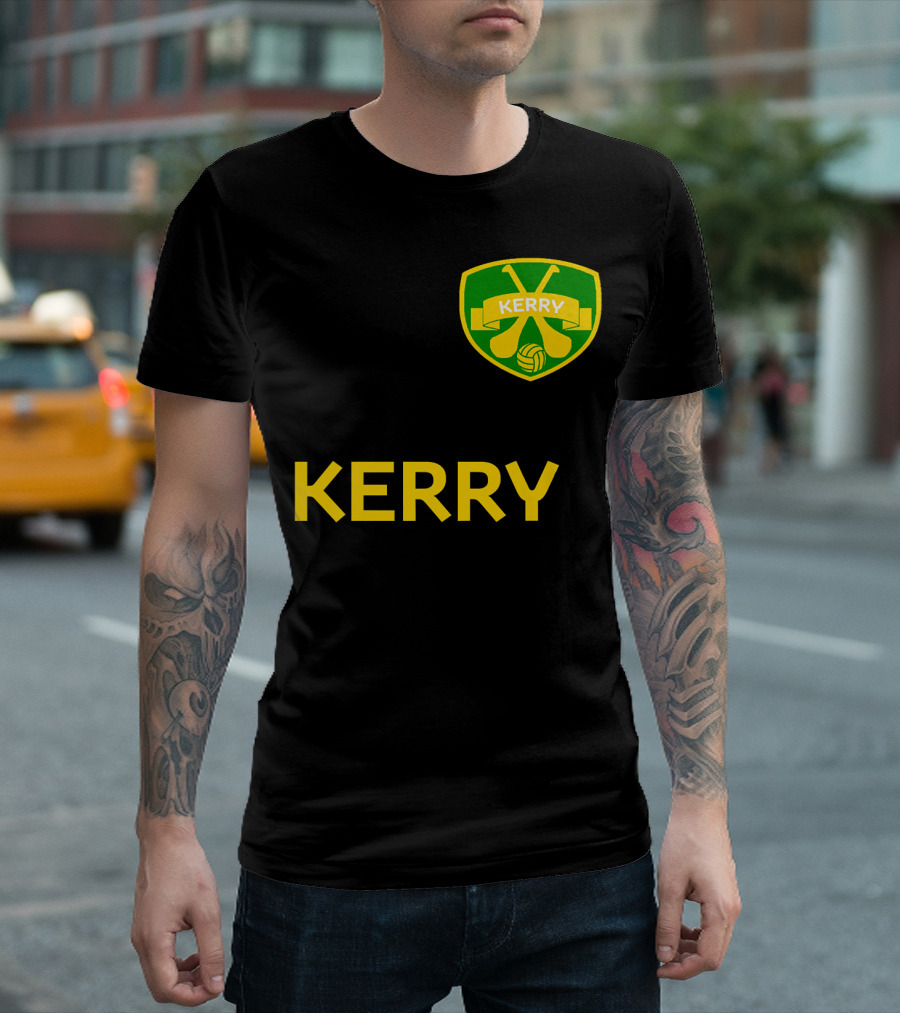 Kerry Gaelic Football and Hurling Crest T-Shirt