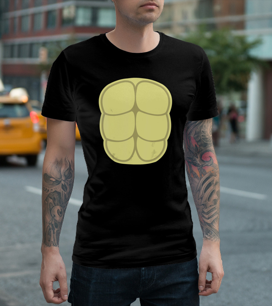 Halloween Turtle Shell Costume Funny Ninja Turtle T-Shirt