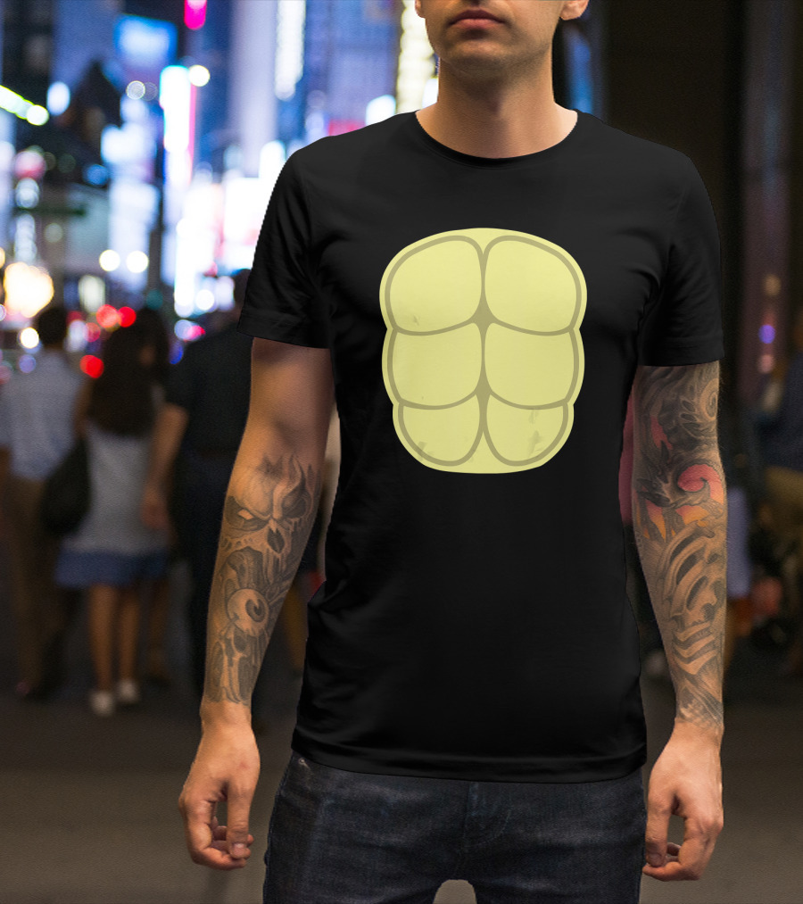 Halloween Turtle Shell Costume Funny Ninja Turtle T-Shirt