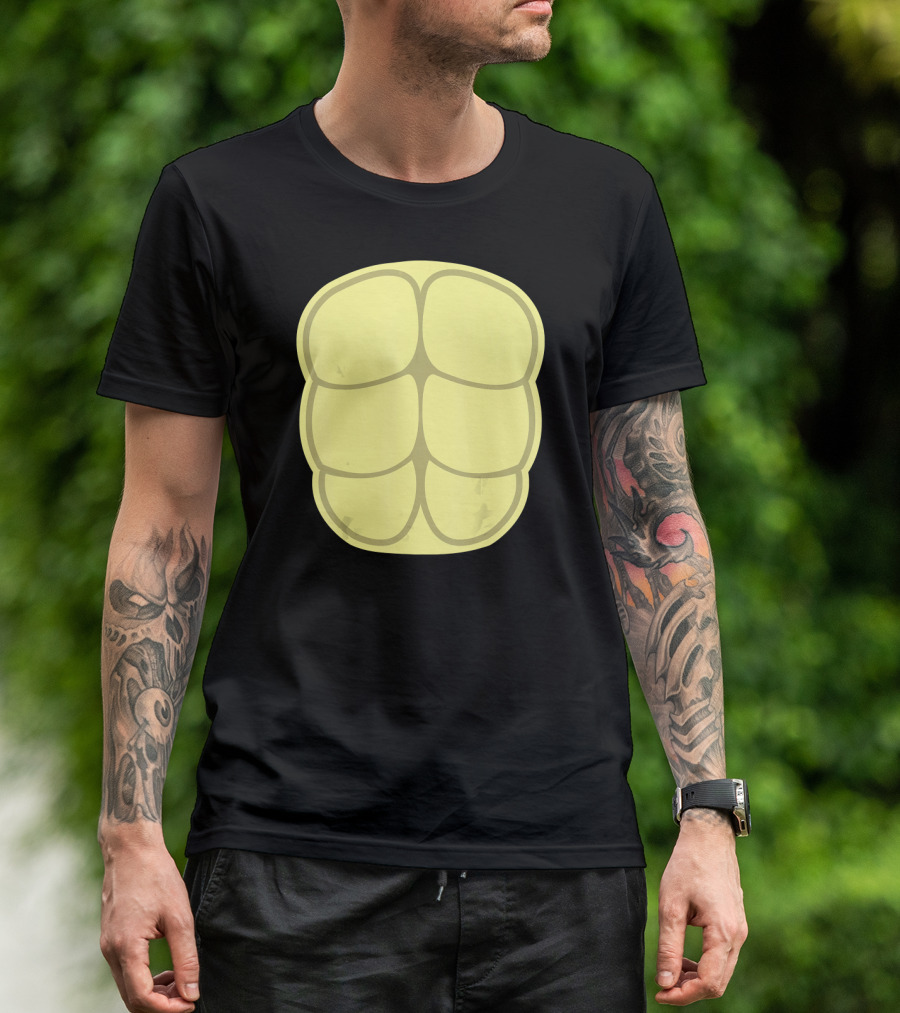 Halloween Turtle Shell Costume Funny Ninja Turtle T-Shirt