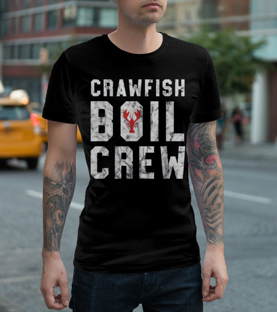 Crawfish Boil Crew Festival Mardi Gras T-Shirt