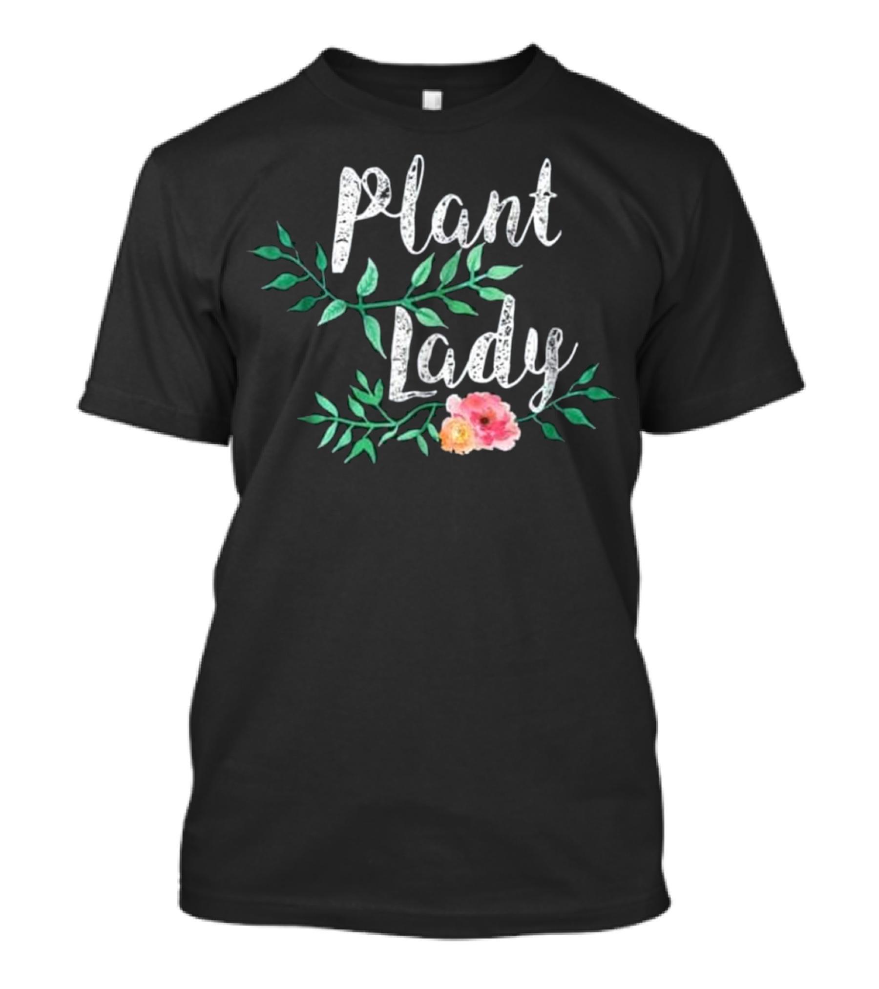 Plant Lady Flower Lover Florals And Foliage T-Shirt