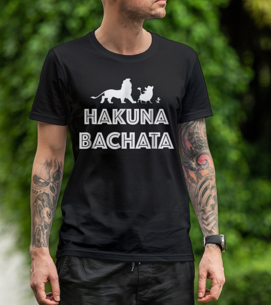 Hakuna Bachata Lion Meerkat Warthog Dance T-Shirt