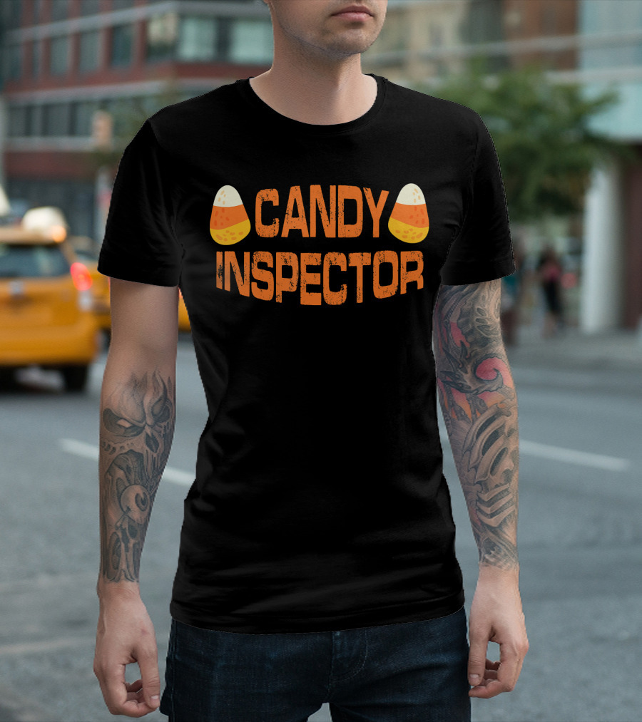 Halloween Candy Corn Inspector T Funn T-Shirt