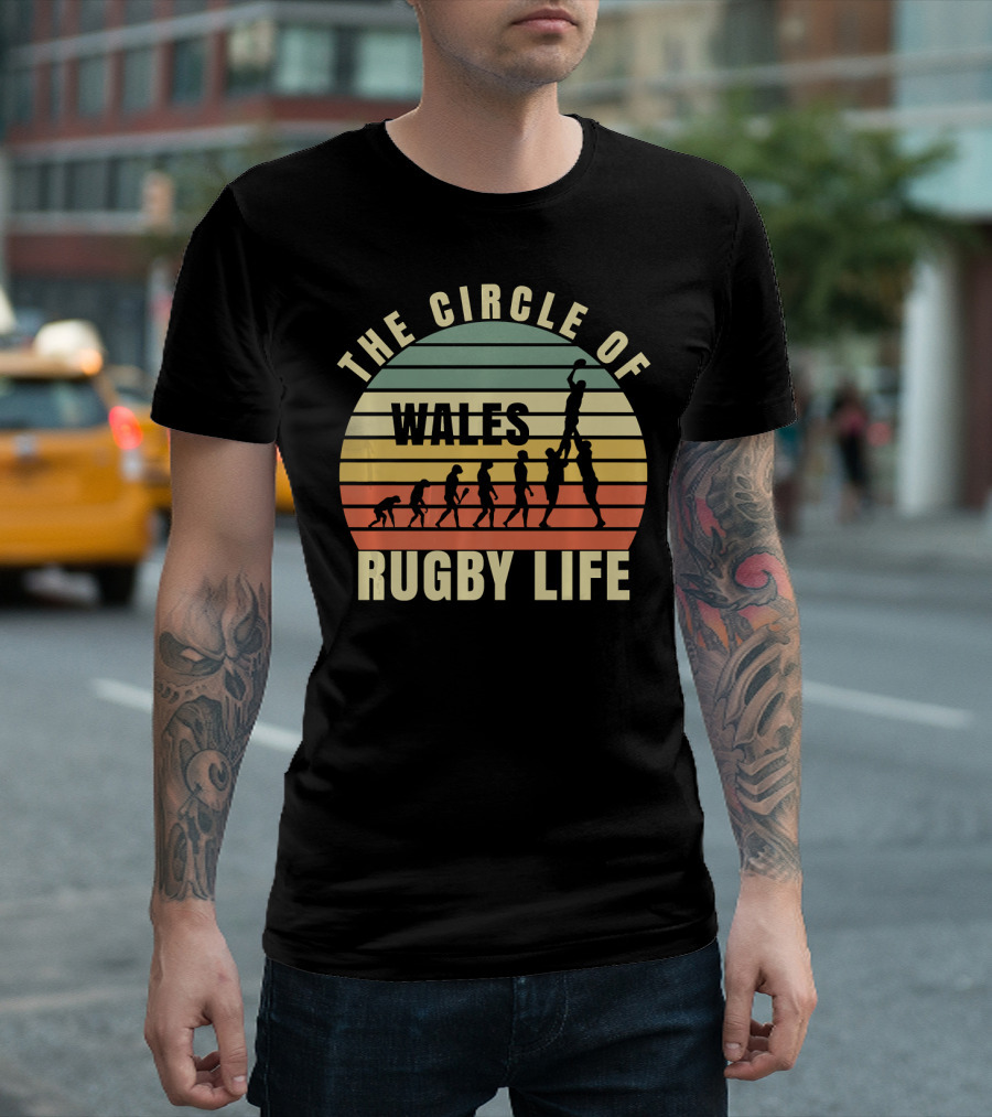 The Circle of Wales Rugby Life Vintage T-Shirt