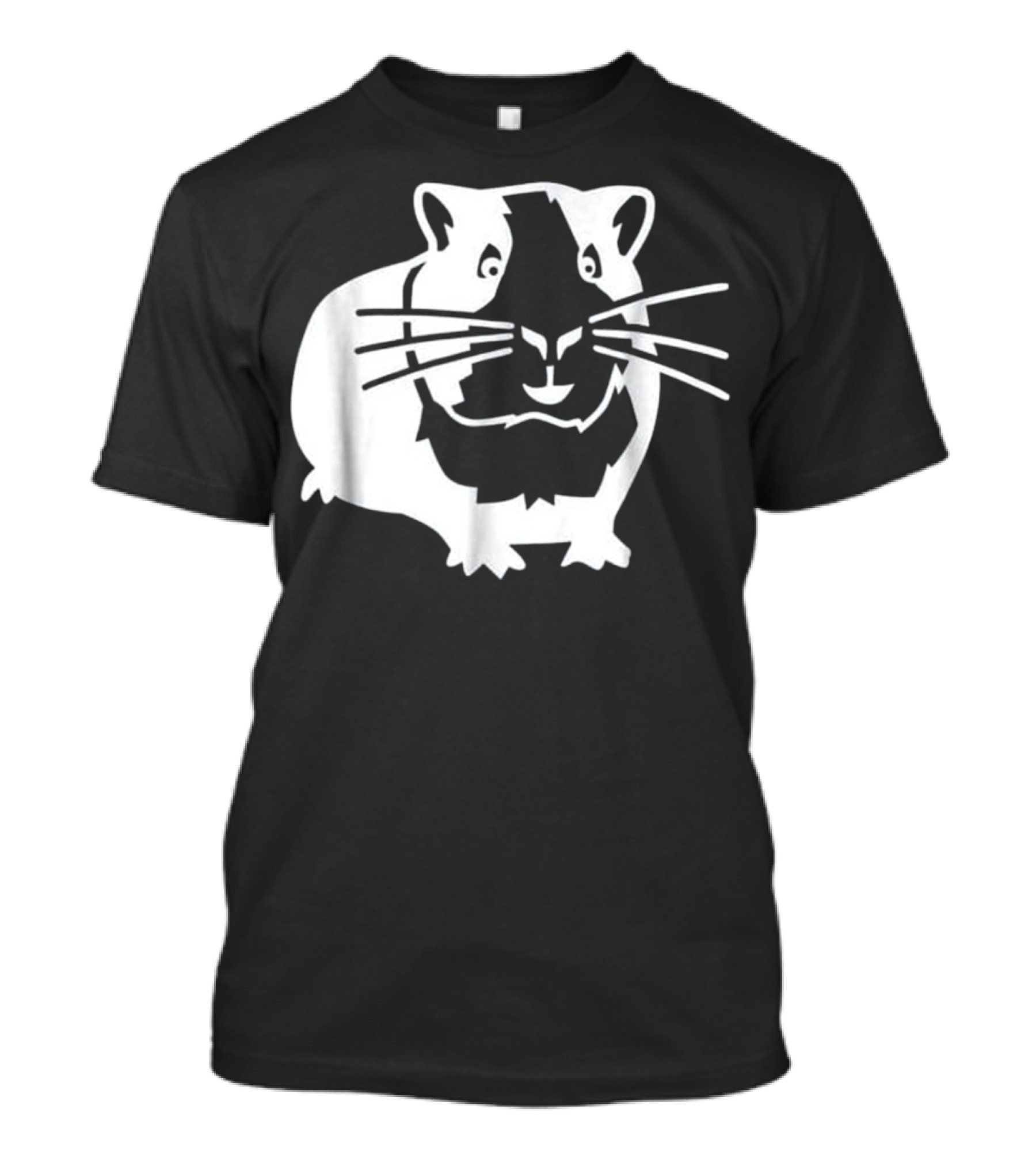 Hamster Whiskers Contrast T-Shirt