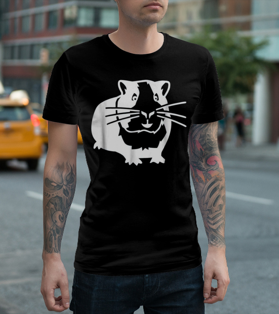 Hamster Whiskers Contrast T-Shirt