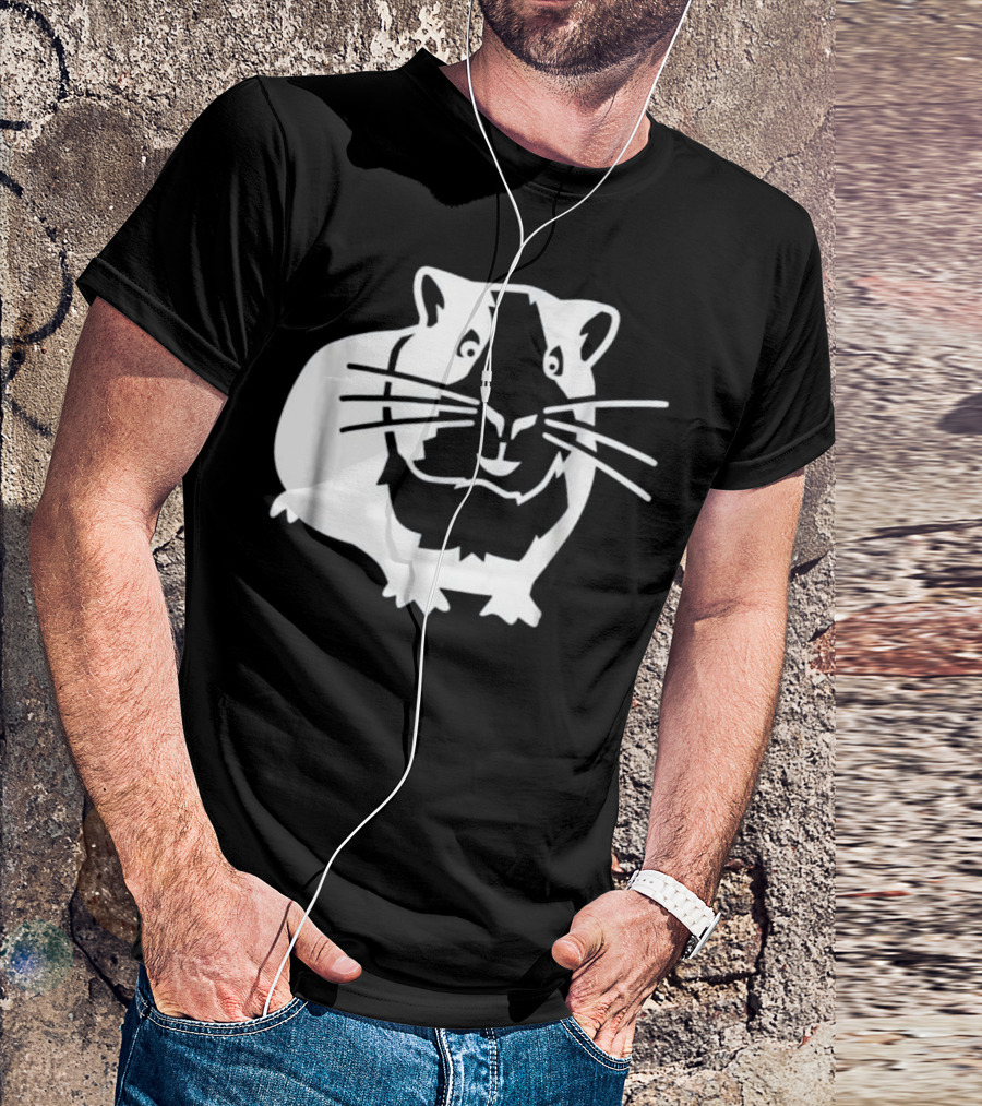 Hamster Whiskers Contrast T-Shirt