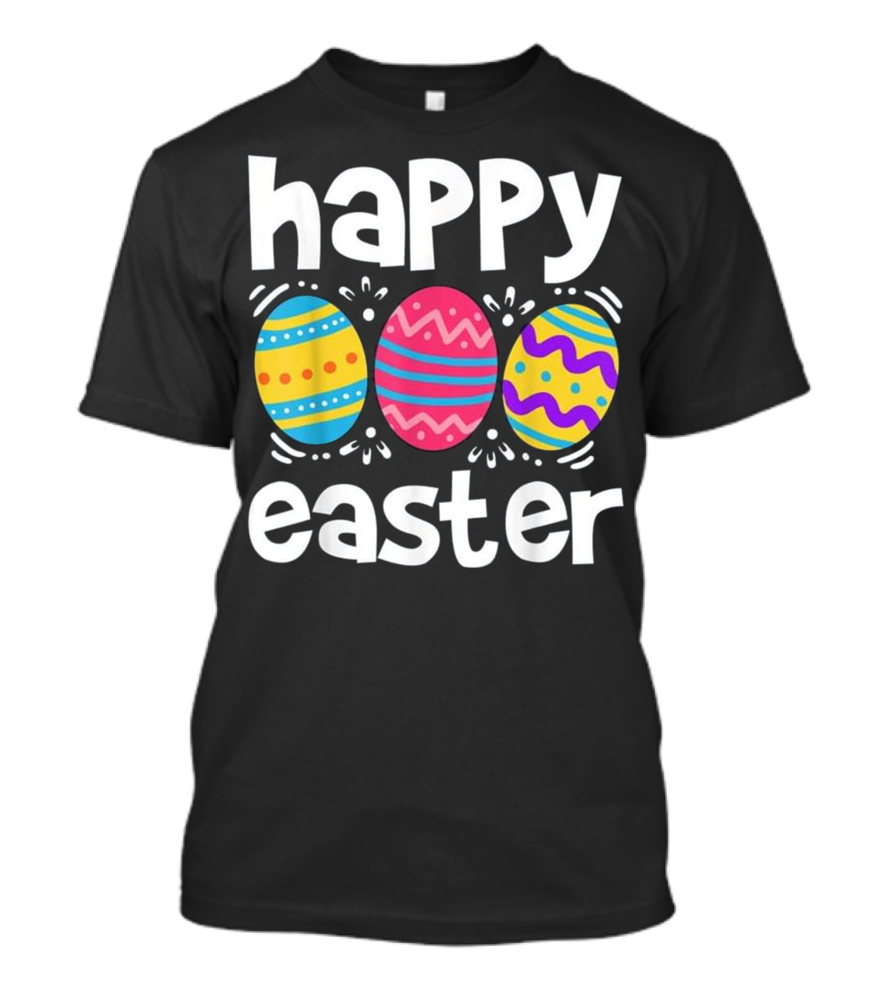 Happy Easter Eggs Colorful Egg Huntin T-Shirt