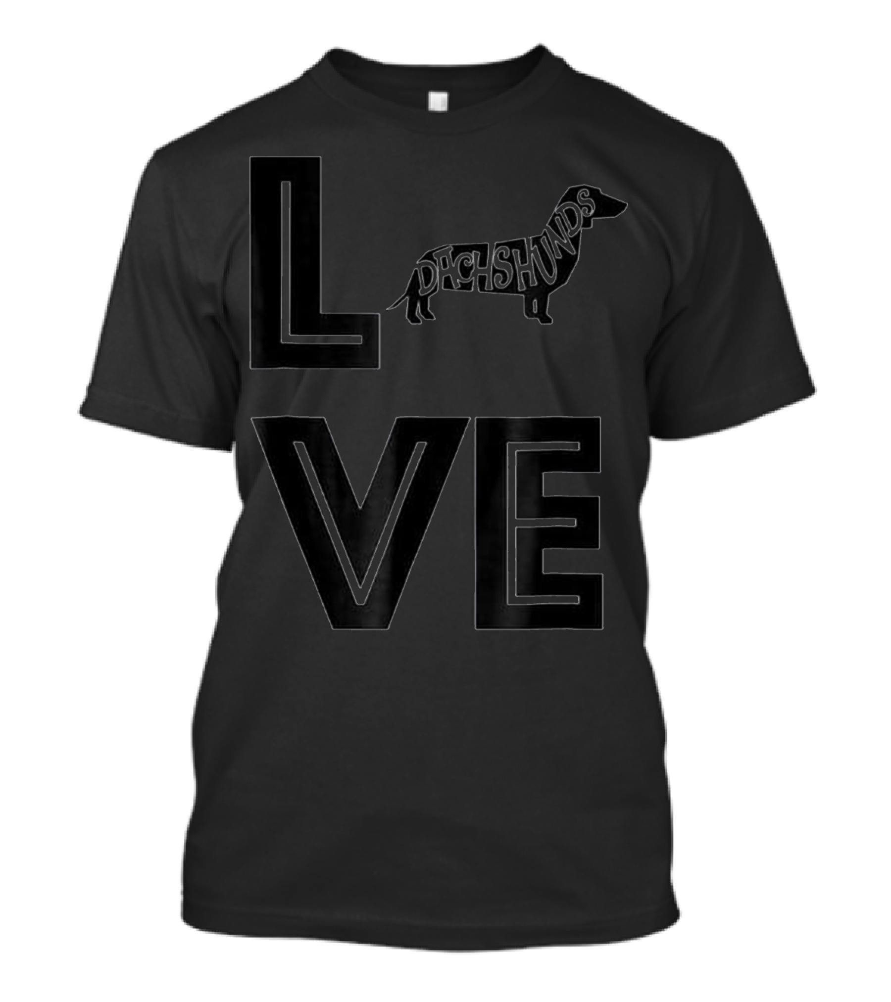 Love Dachshunds Cute And Funny Dog Pet Lover T-Shirt