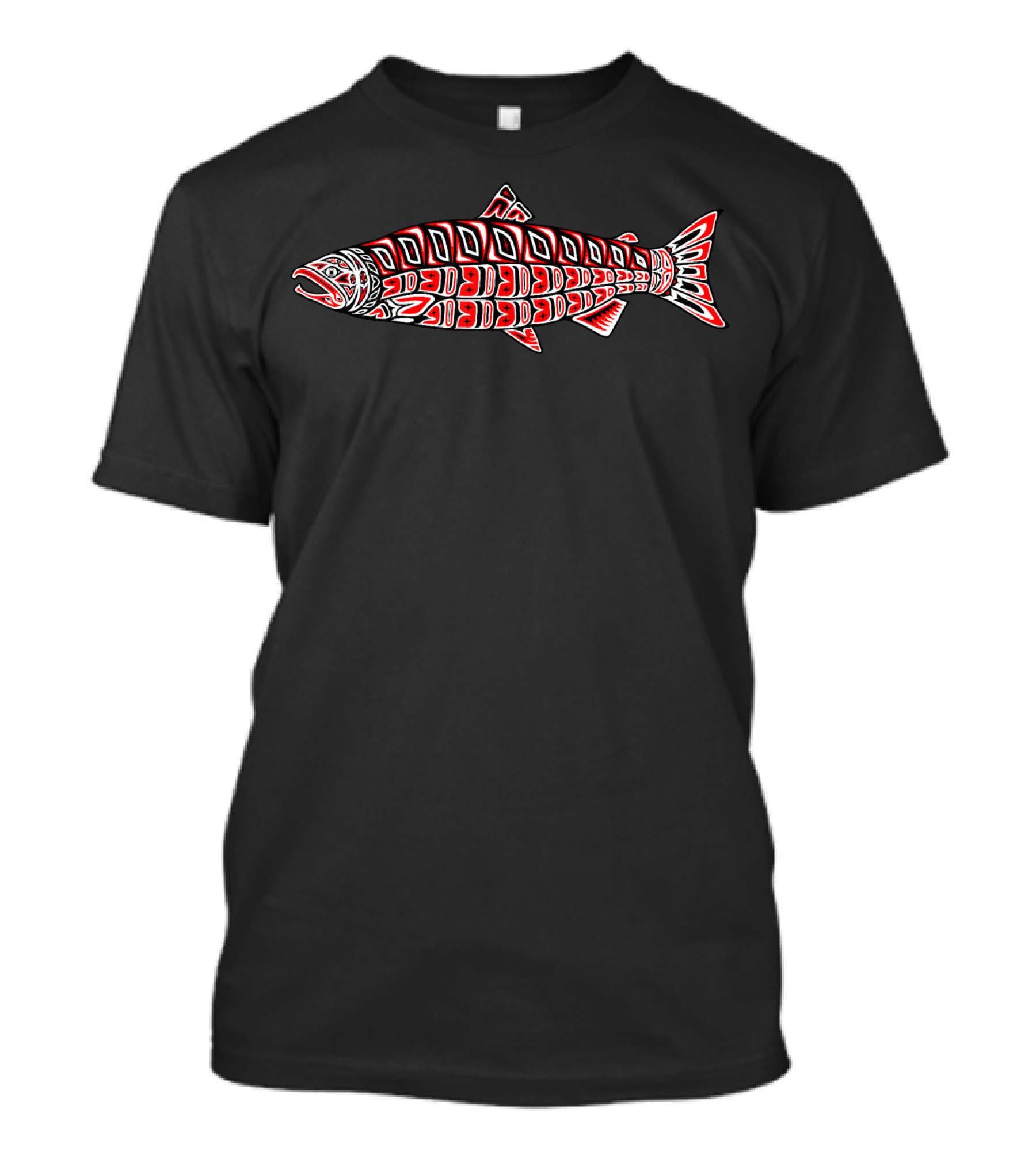 Salmon Native American Indian Pacific Northwest T-Shirt